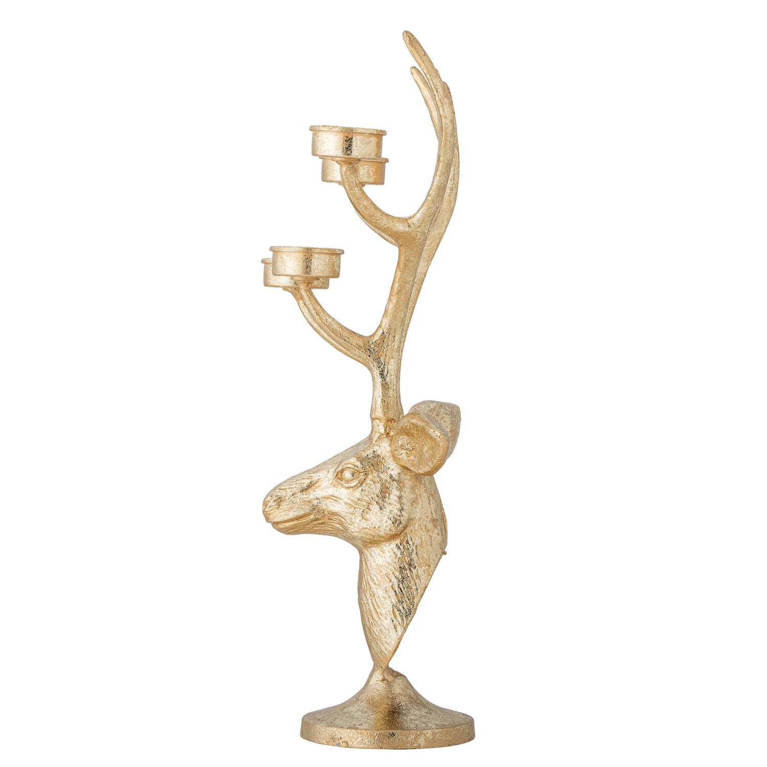 Bloomingville Kanei Fyrfadstage, Gold, Metal