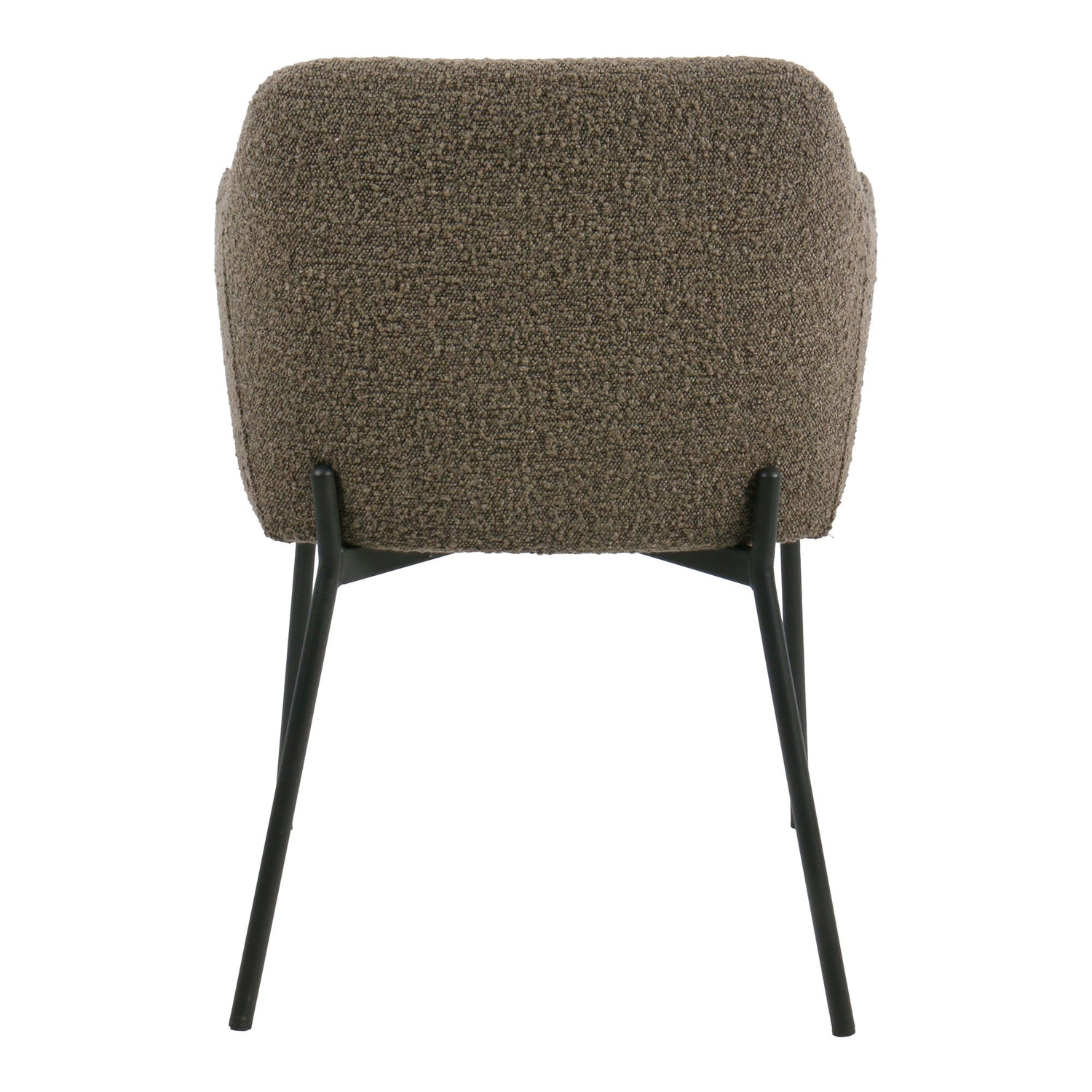 Melilla Dining Table Chair - Dining Table Chair, Bouclé, Brown, Black Ben HN1064
