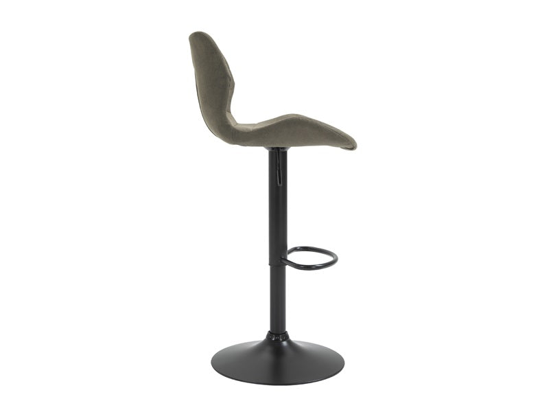 Bola bar stool, olive microfiber