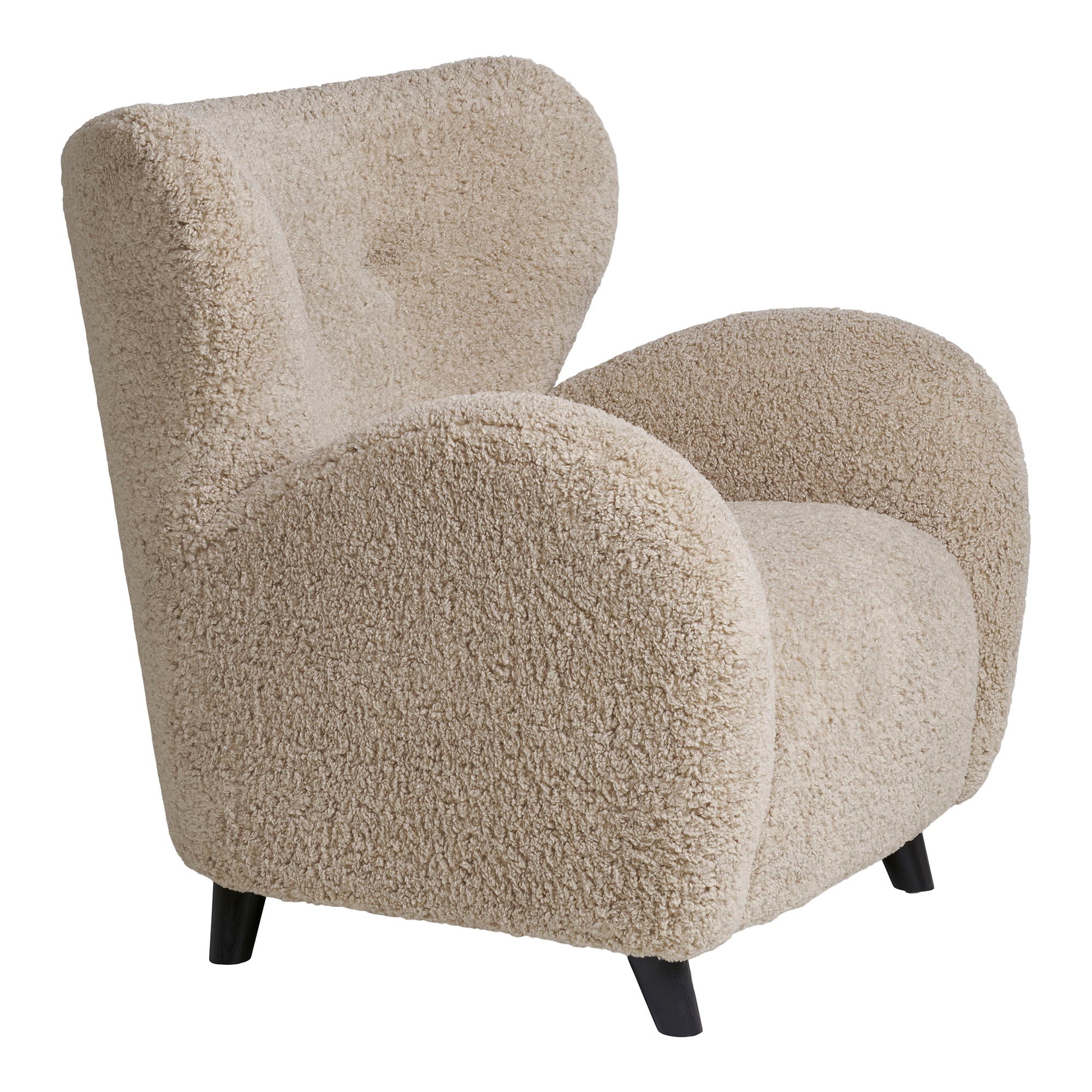 Carlino lounge chair - lounge chair, light brown, HN1265