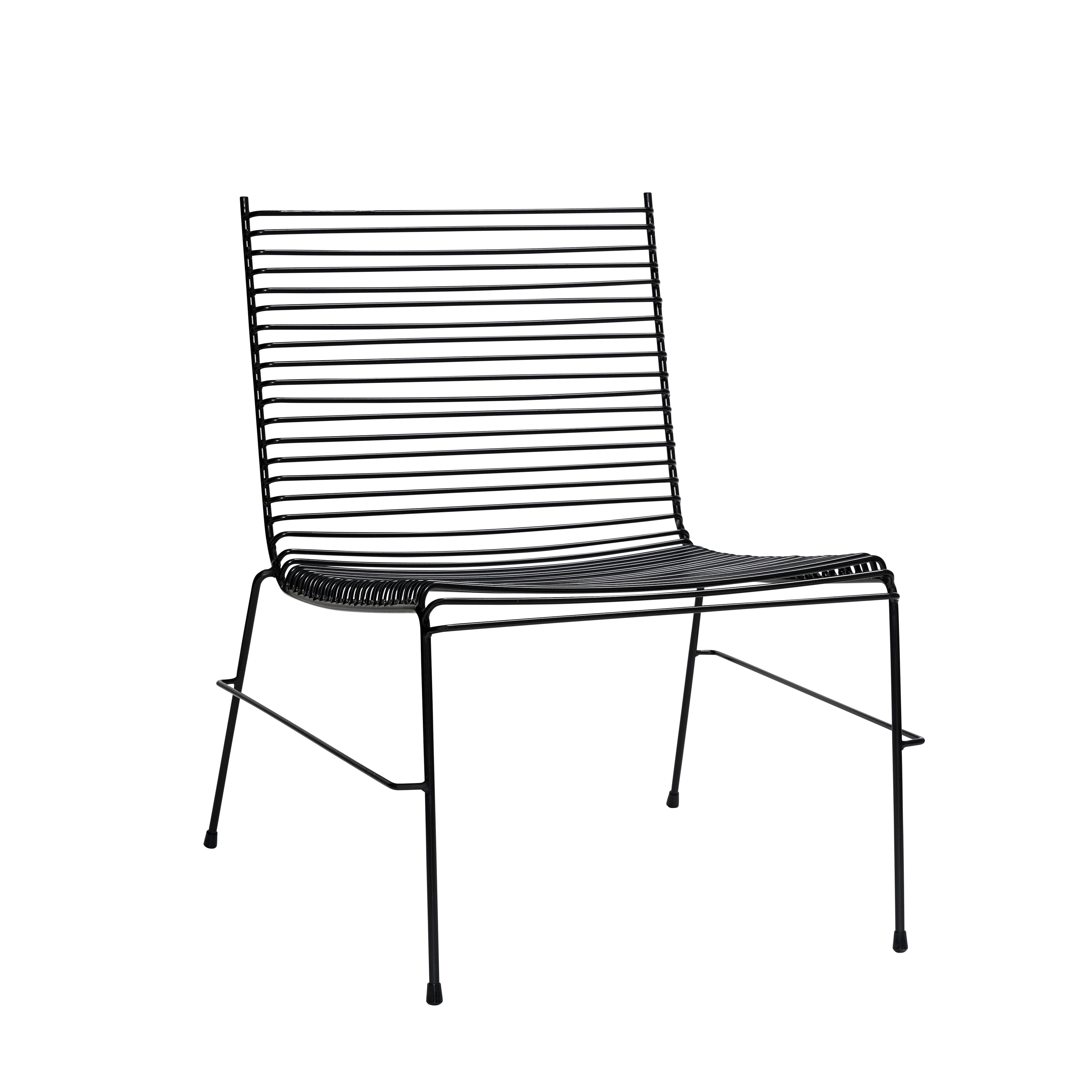 String Lounge Chair Black - 57x75xh80cm