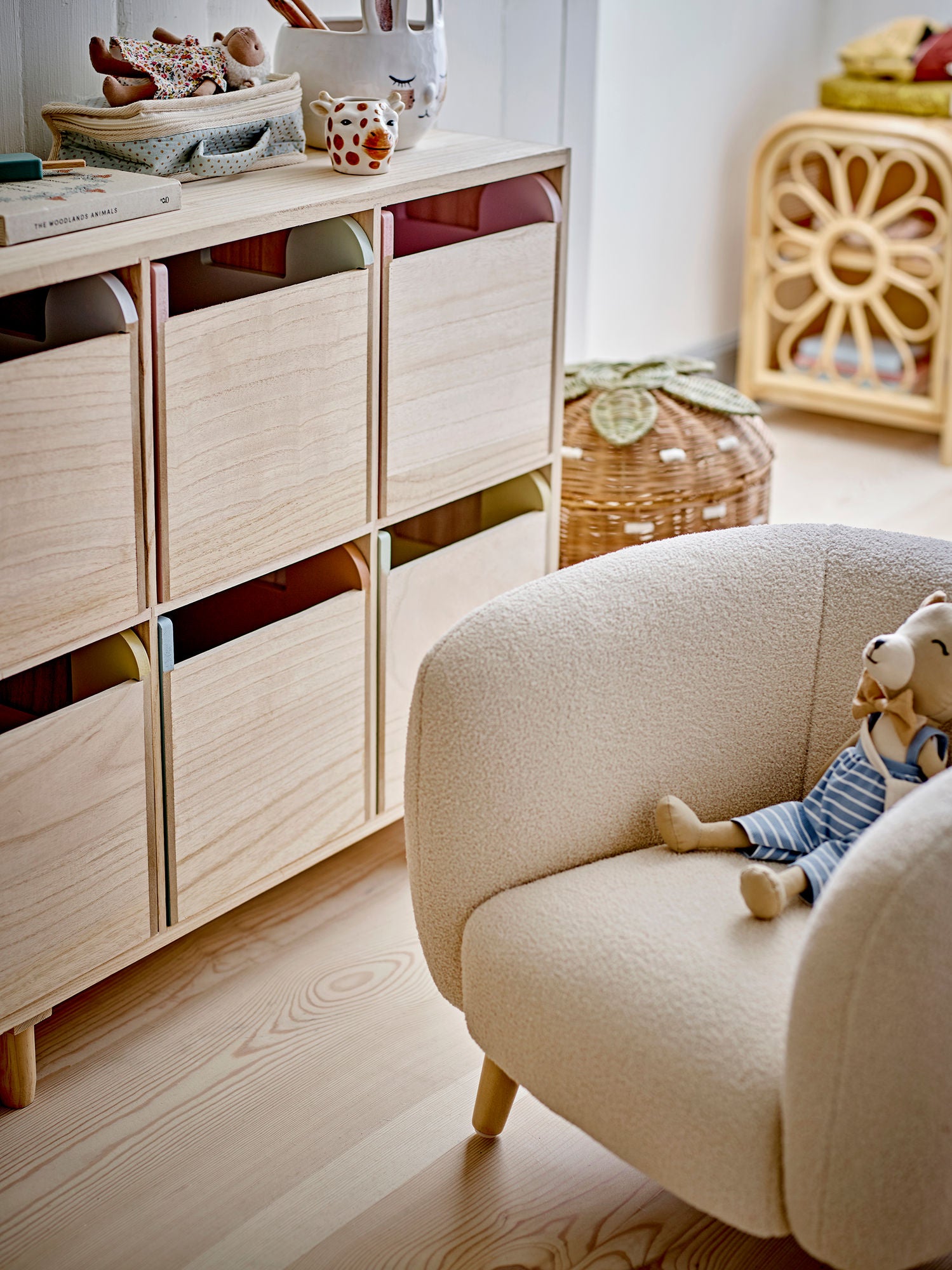 Bloomingville Mini Lara doll, brown, polyester