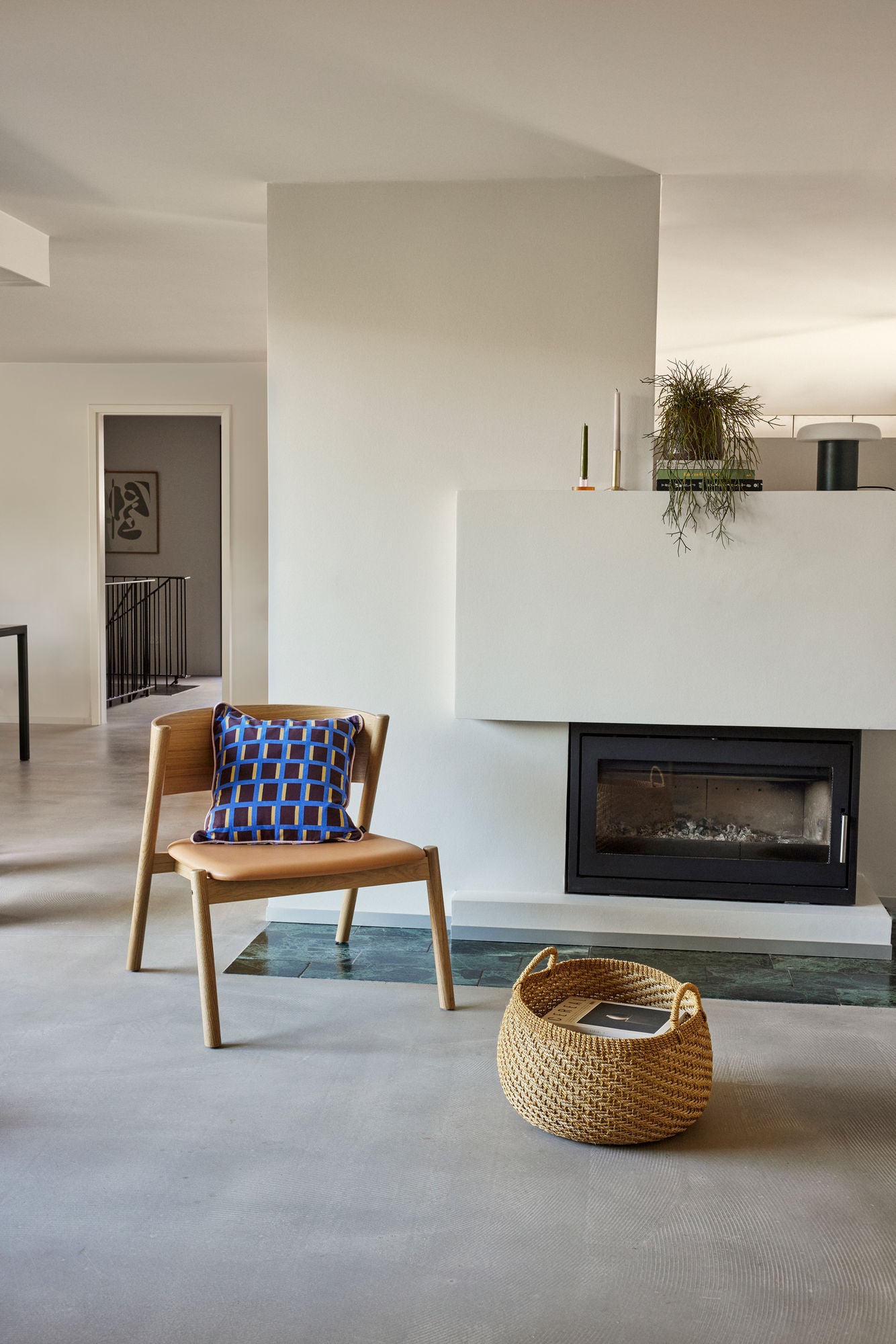 Solar curve nature/orange (set of 2) - Ø31XH18, Ø40XH28CM