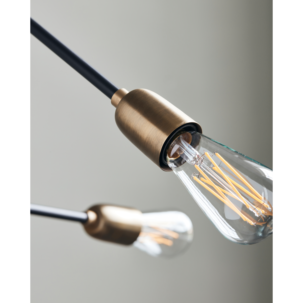 Lamp, HDMolecular, black; brass