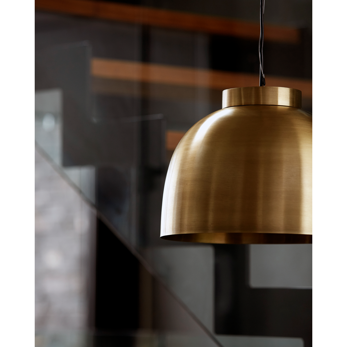 Lamp, HDBowl, brass