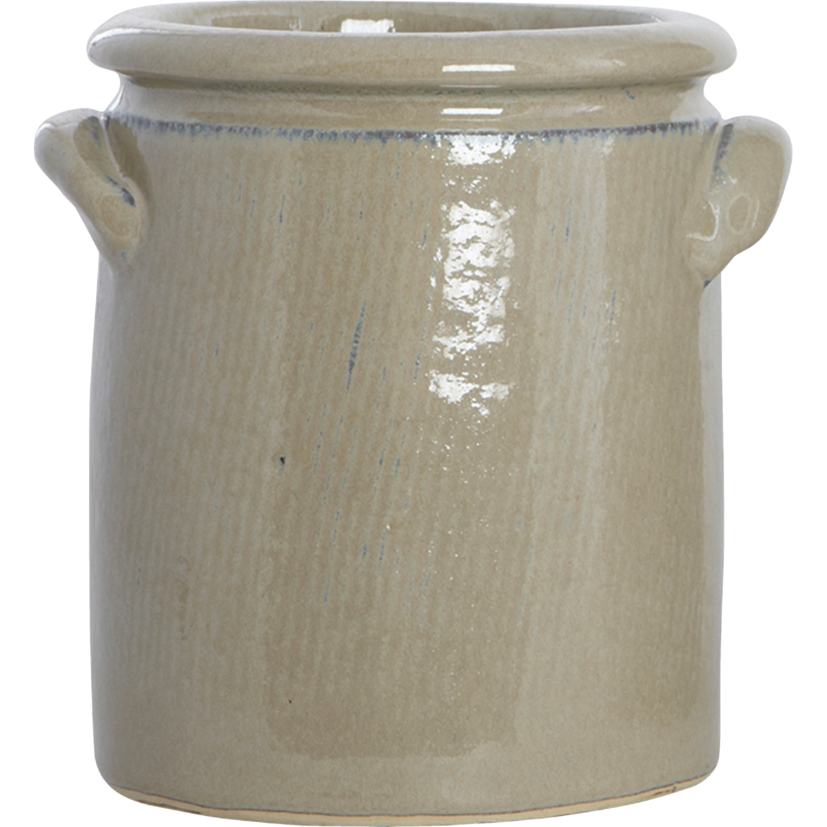 Herbal pot, hdpottery s, sand h: 15 cm, dia: 13 cm