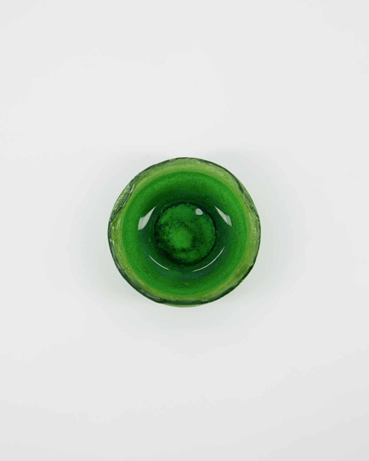 Tealight holder, HDCrackle, Green