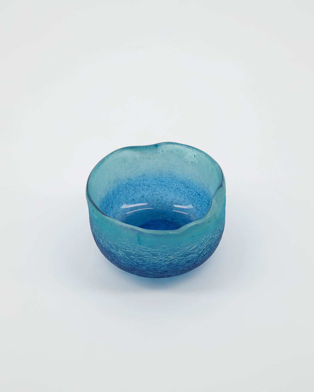 Tealight holder, HDCrackle, Blue