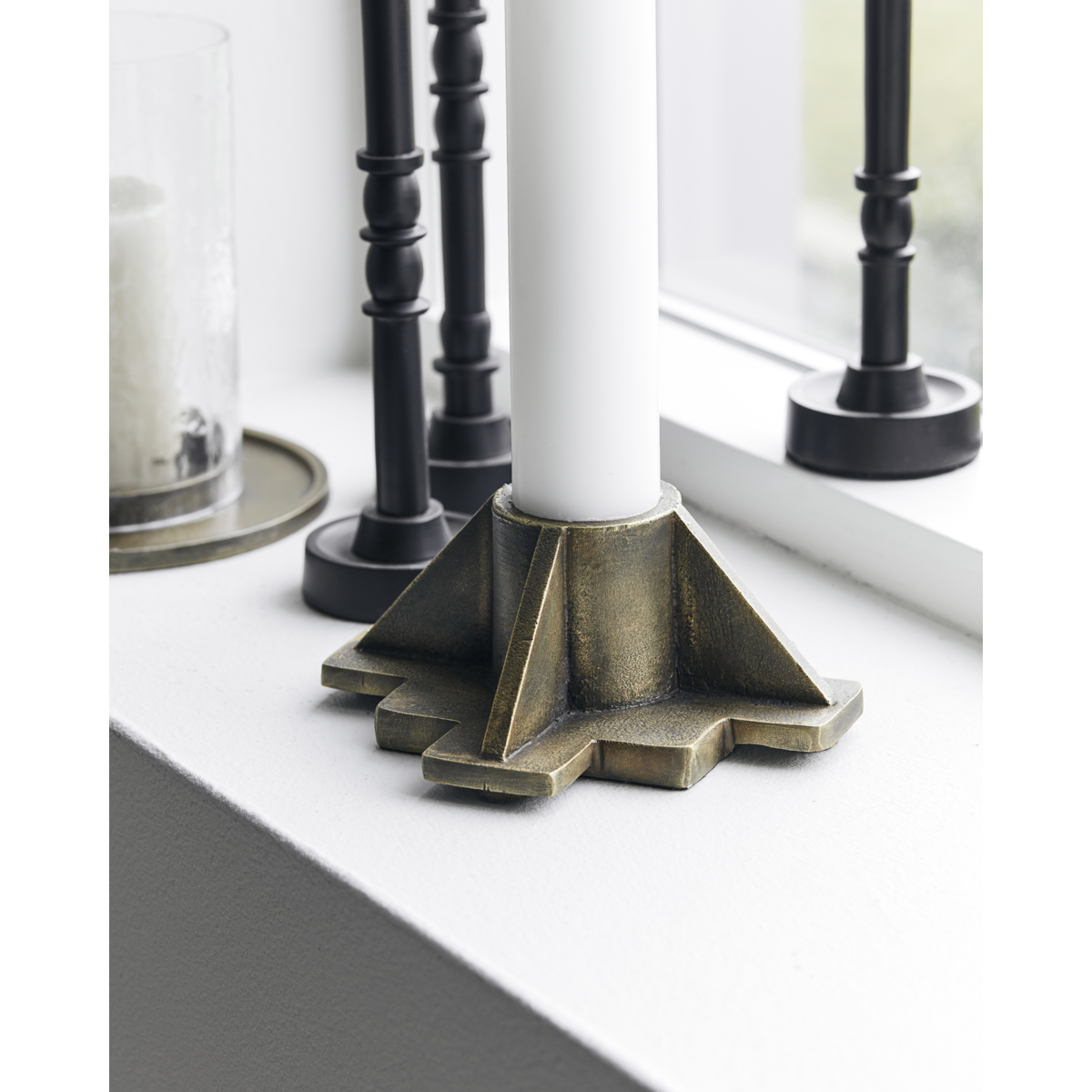 Candlestick, HDCastle, Antique brass