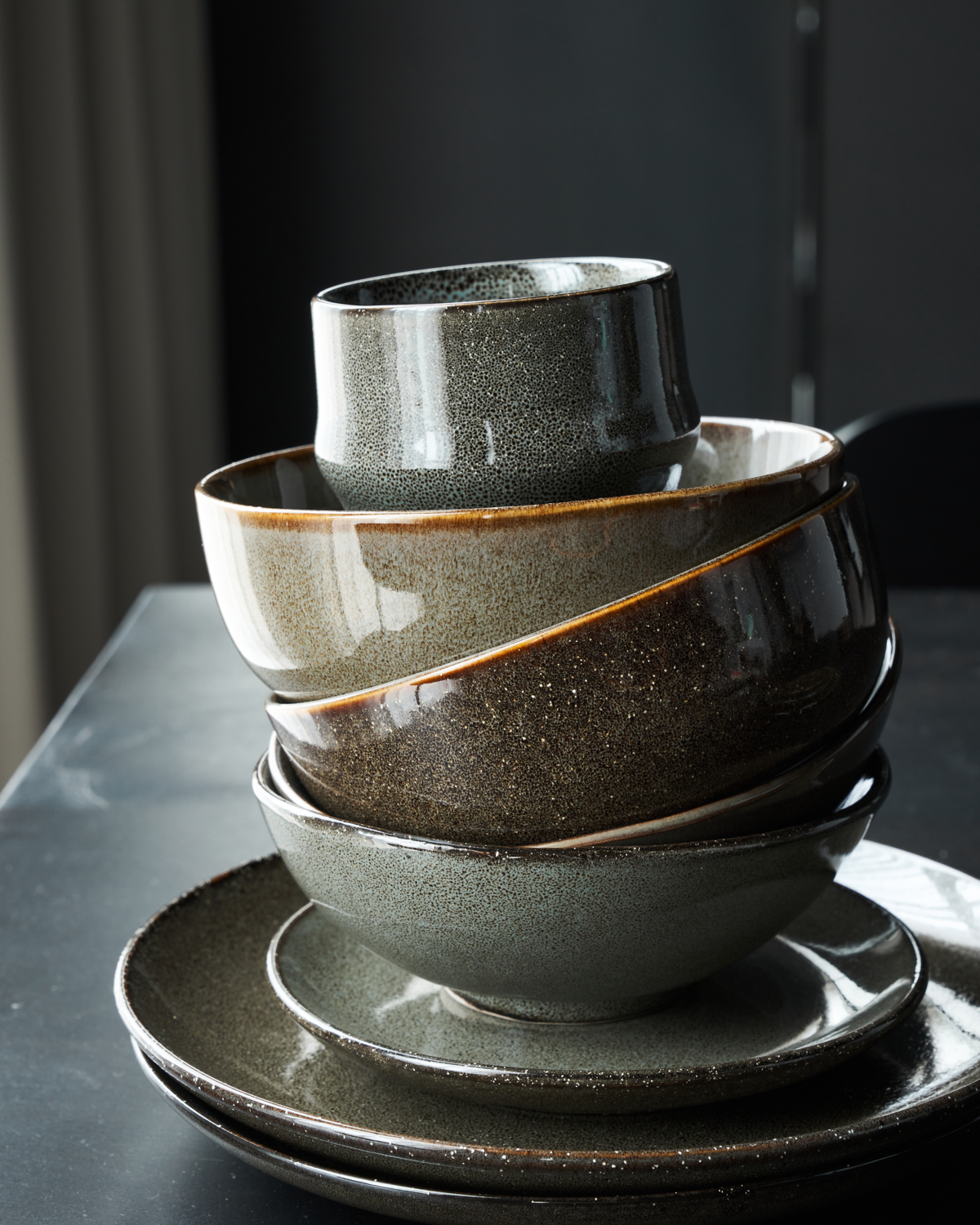 Cake plate, HDLake, Green