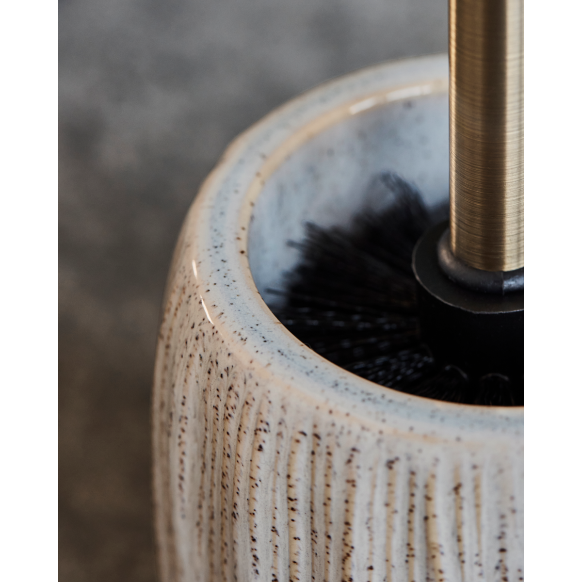 Toilet brush, hddeco, raw white