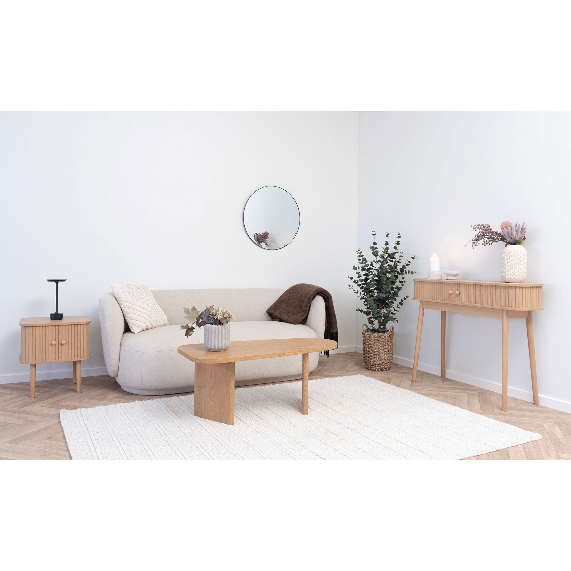 Coffee table, natural 50x100x41 cm