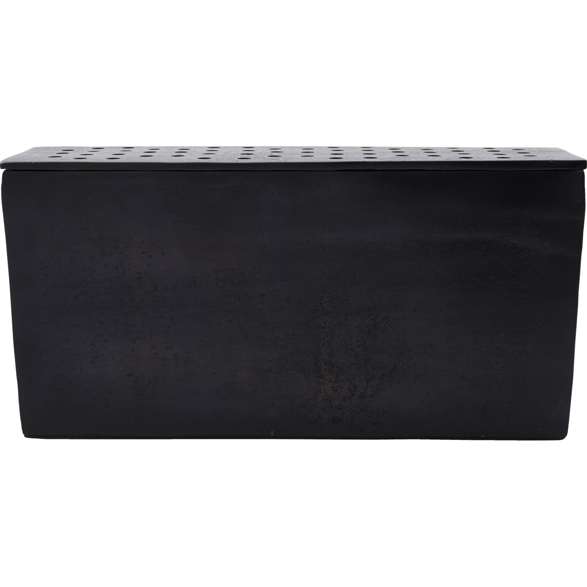 Vase, hdflow, browned brass