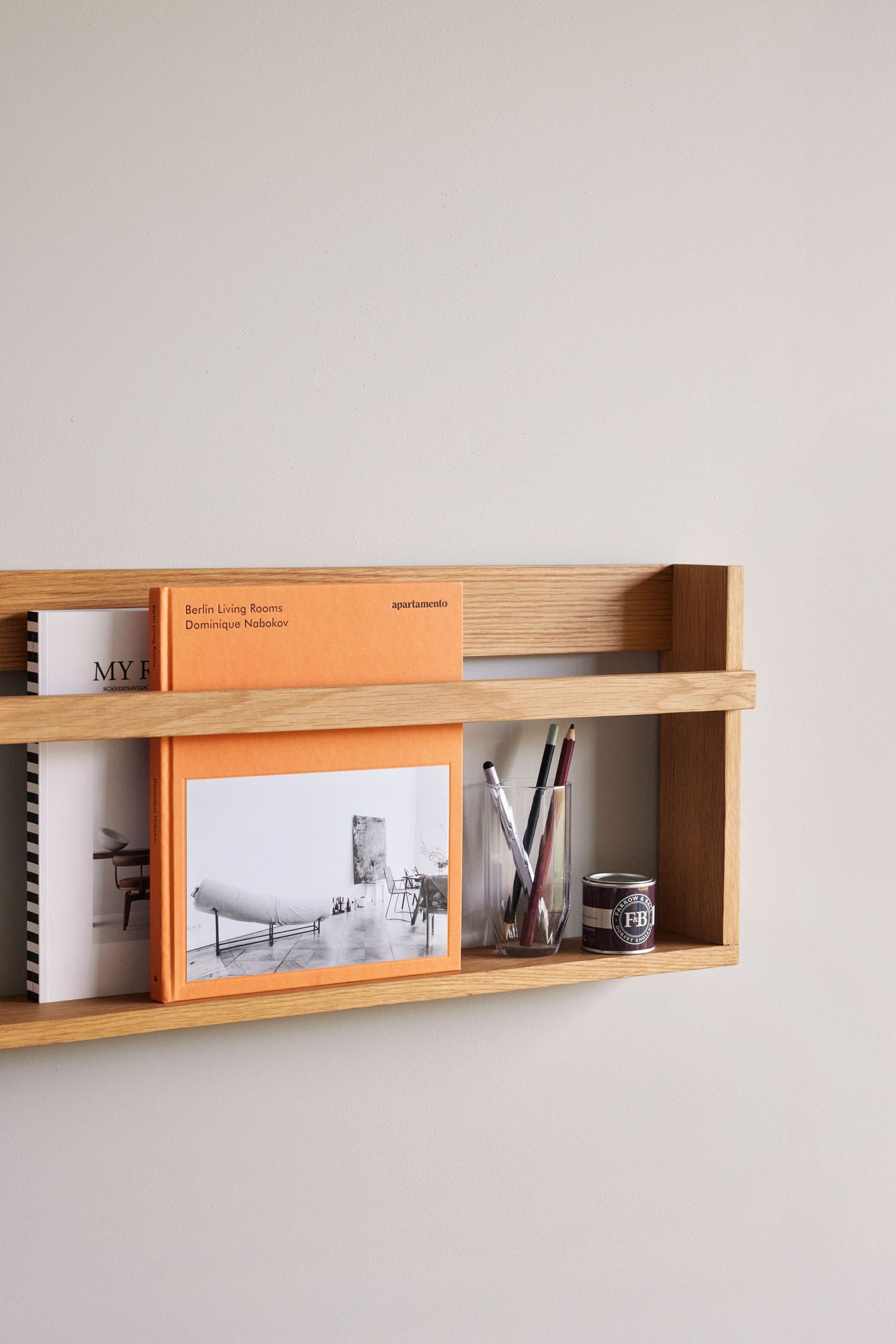 Display Wall shelf Natural - 110x9xh32cm