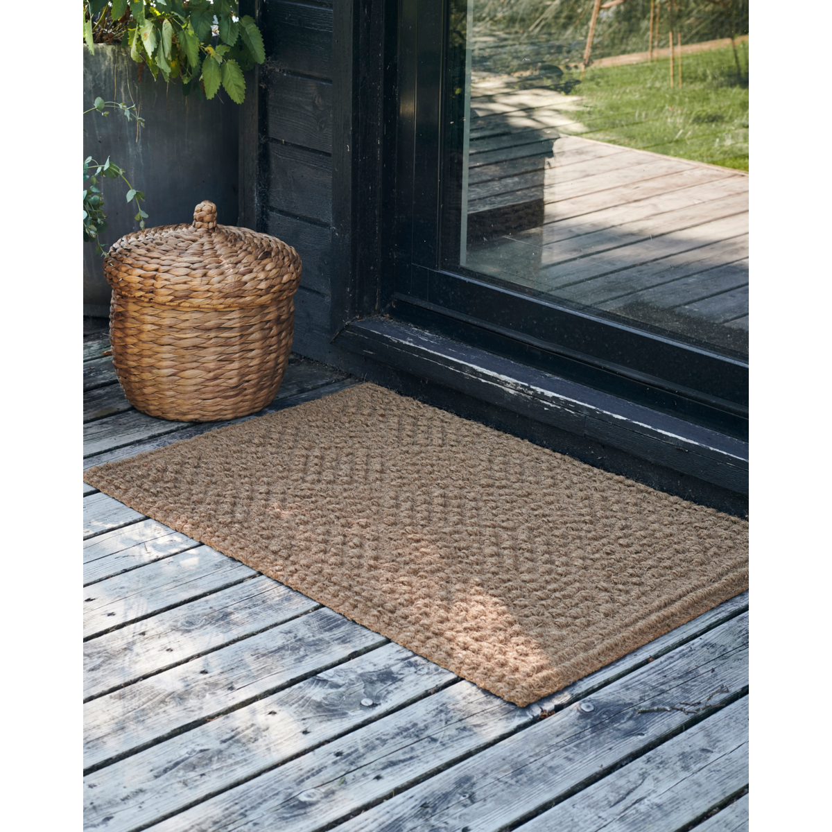 Doormat, HDClean, Natural 90x60 cm