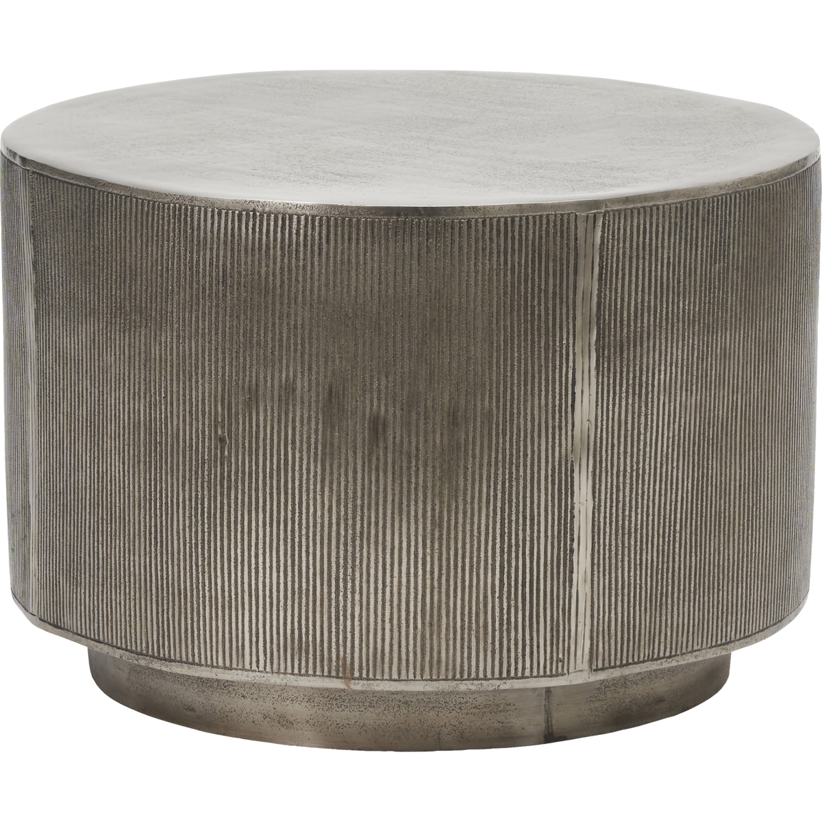 Coffee table, hdrota, brushed silver