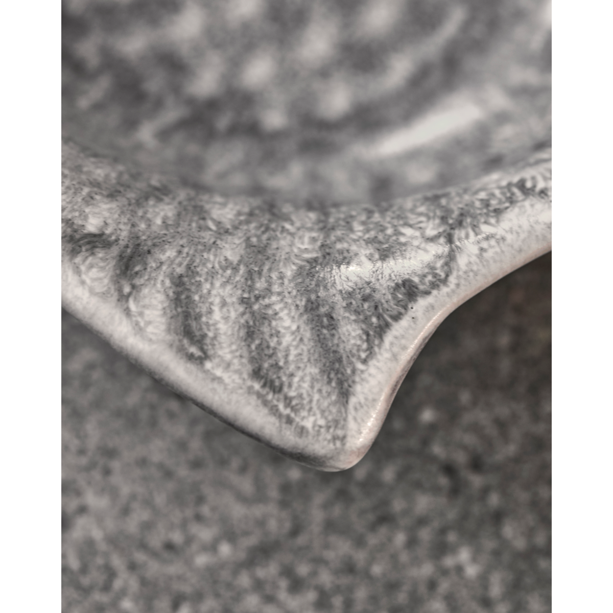 Serving dish, hdmaki, gray