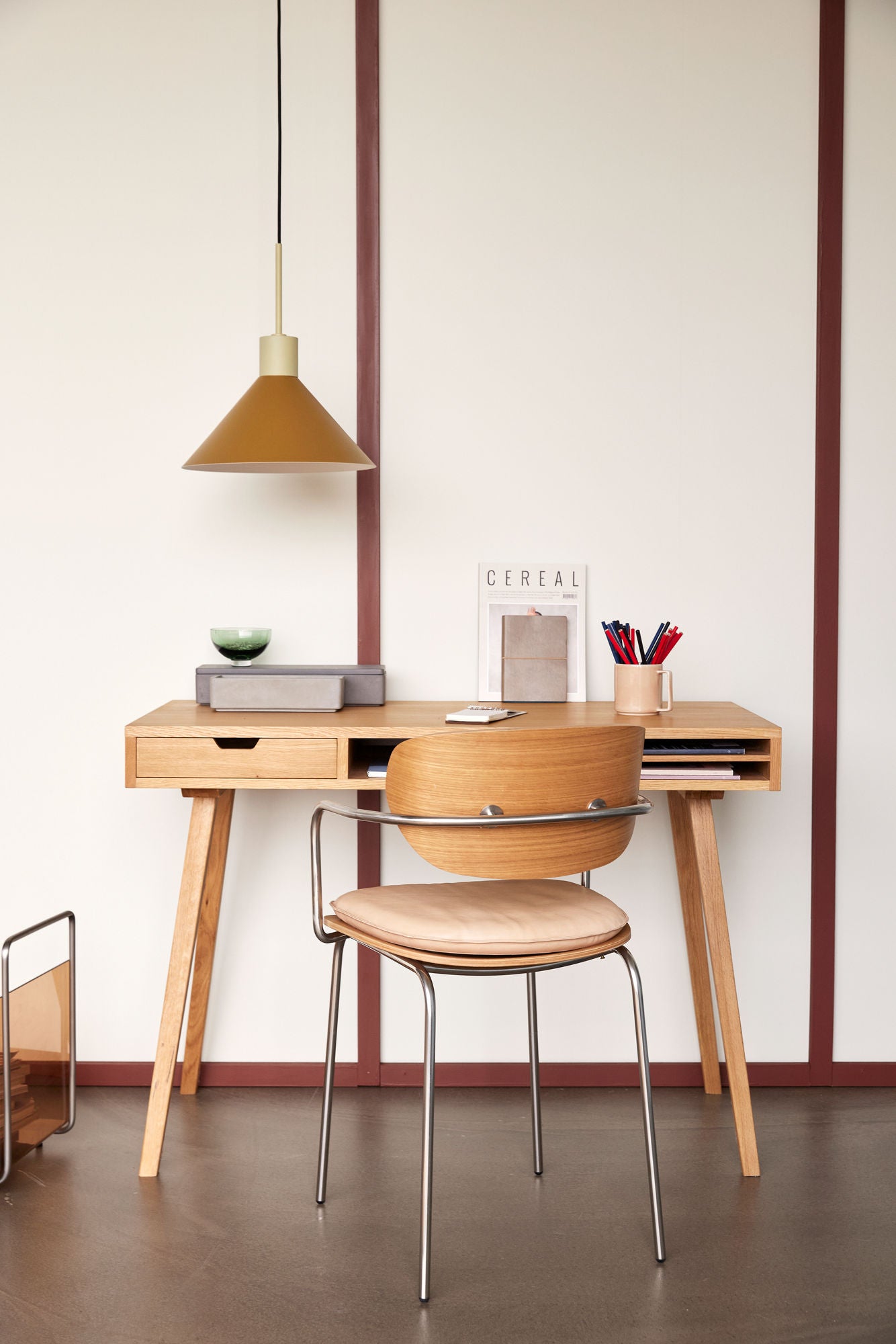 Hübsch Crayon Pendant Amber