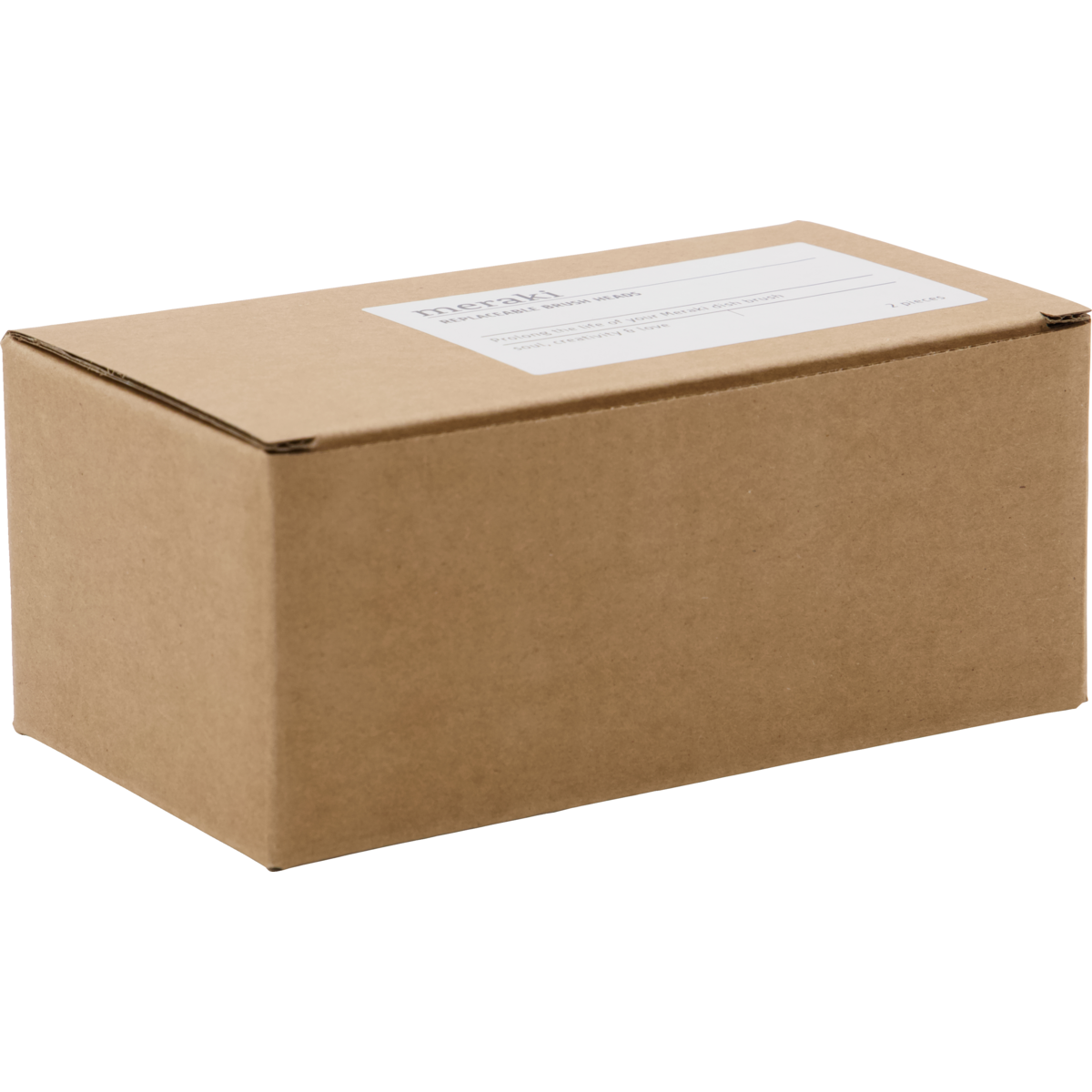 Interchangeable brush heads, black