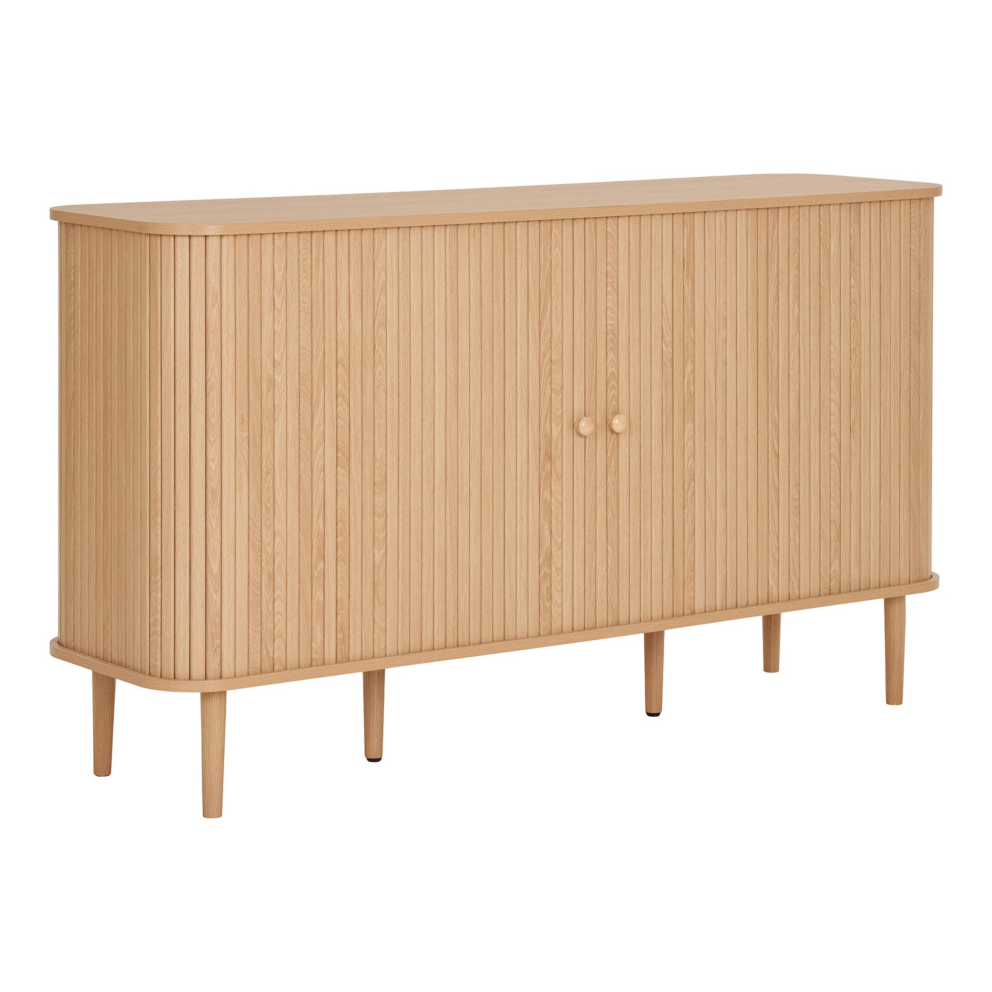 Sideboard, 2 doors, nature<br>140x40x79 cm