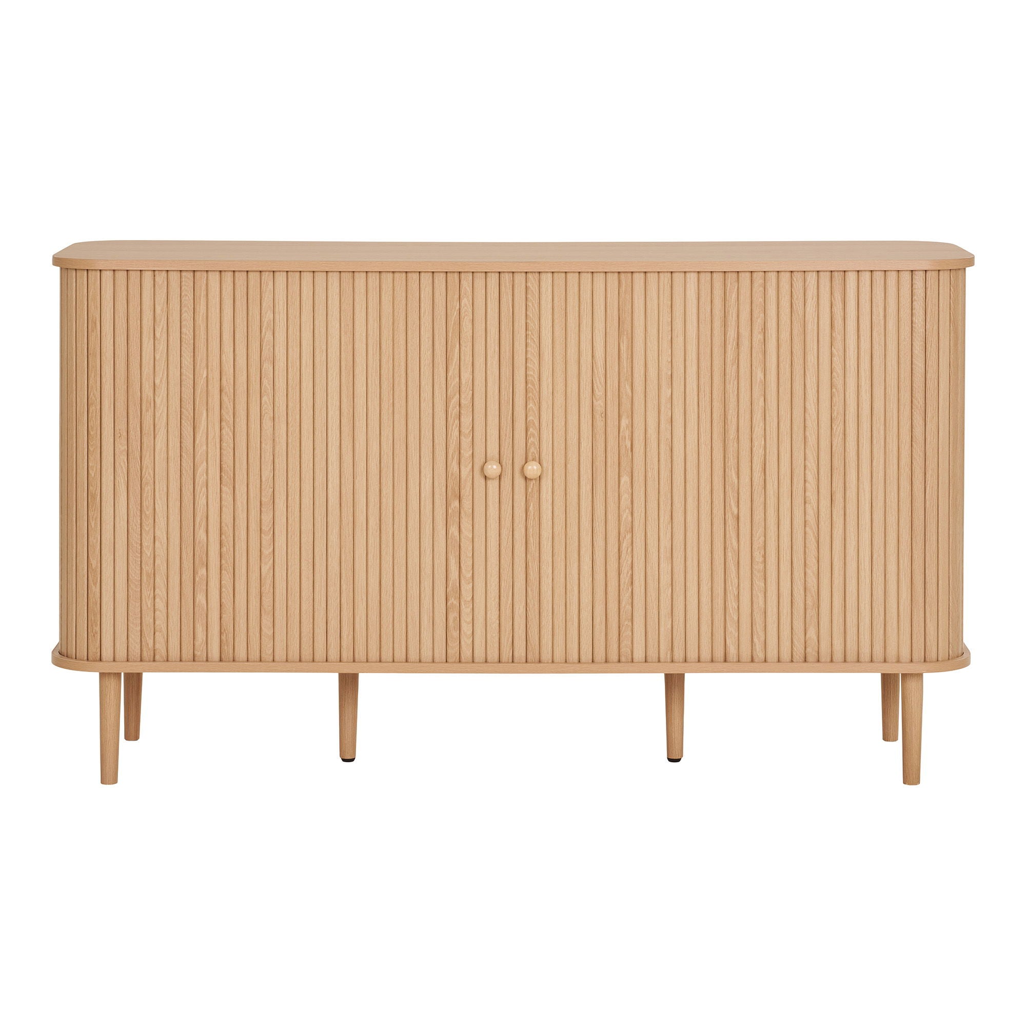 Sideboard, 2 doors, nature<br>140x40x79 cm