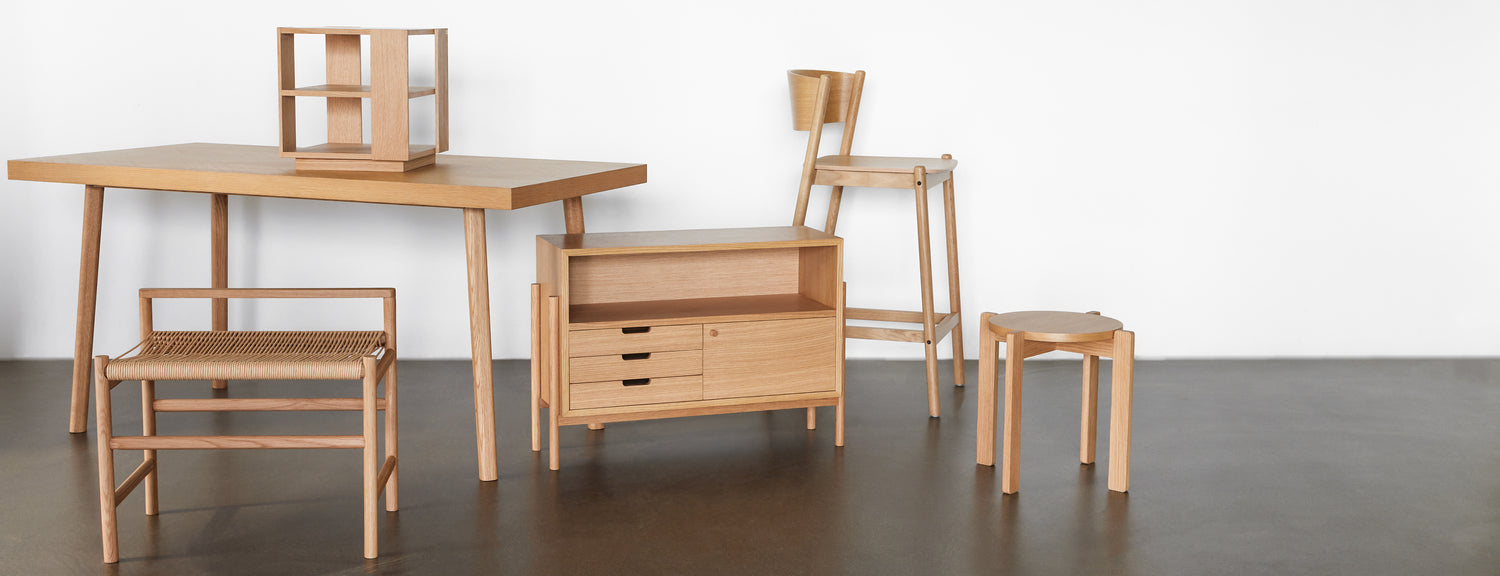 Oblique Barstool Natural - 50x55xh103cm