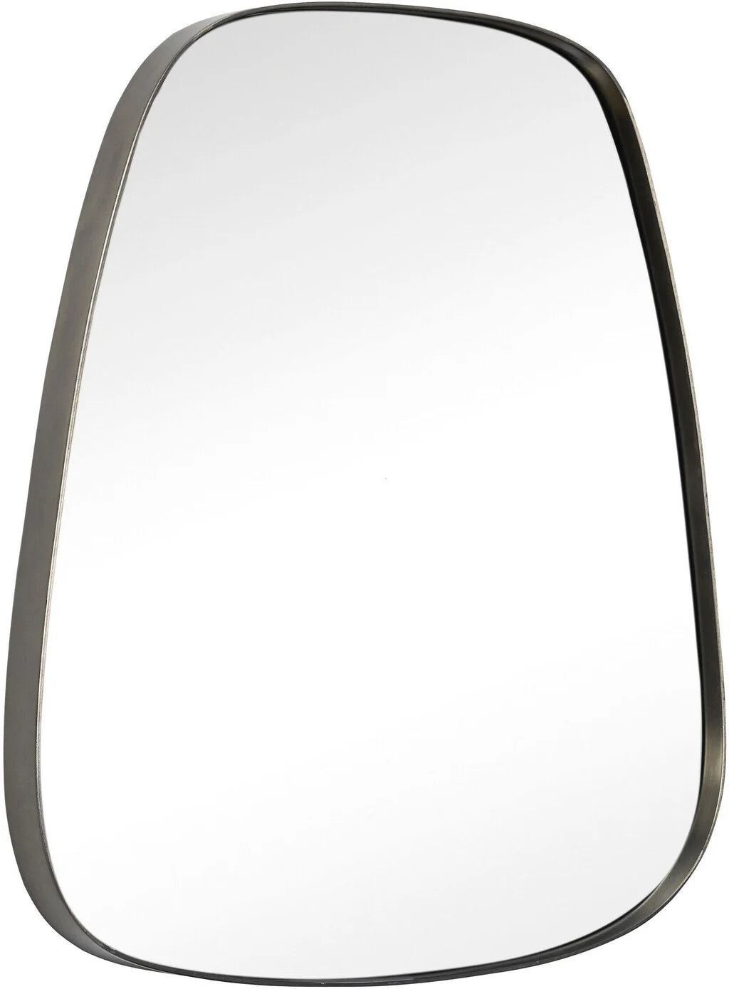 Hübsch - Wall mirror w/iron frame, trapezoid - 42x2xh48cm