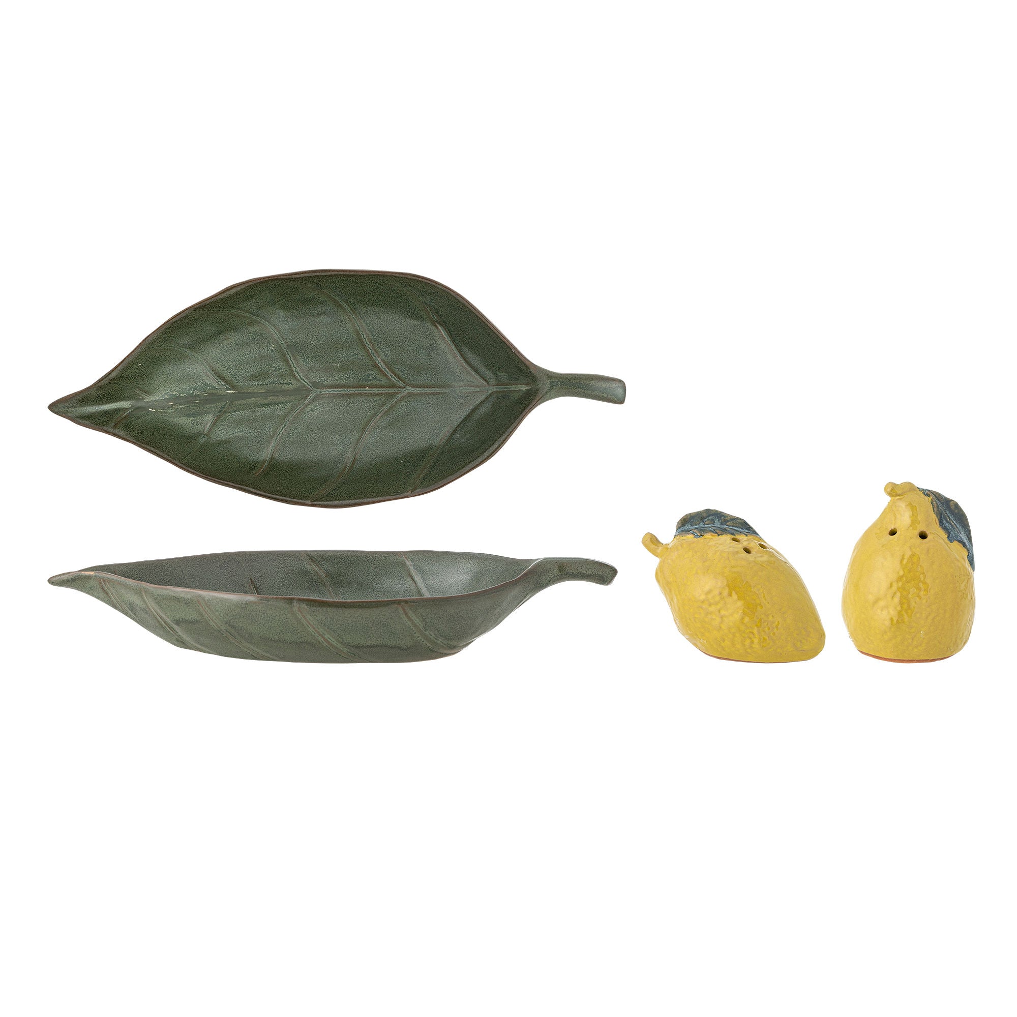 Creative Collection Limone Salt & Pepper Set, Yellow, Stoneware