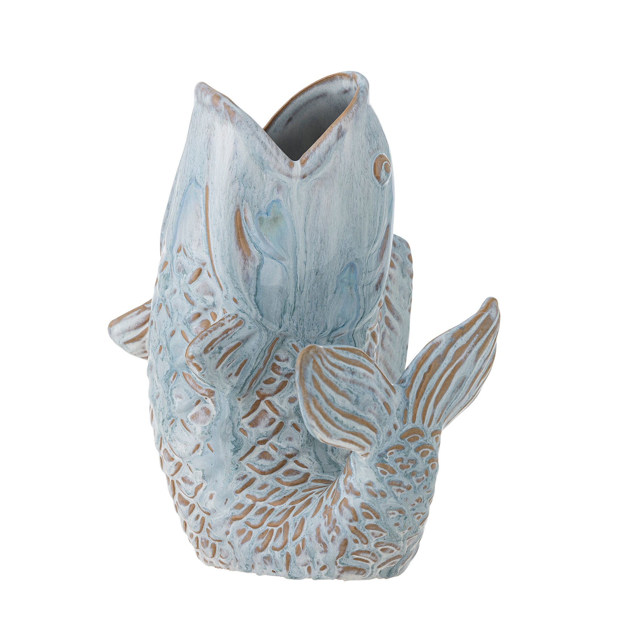 Creative Collection Hiro Vase, Blue, Stoneware