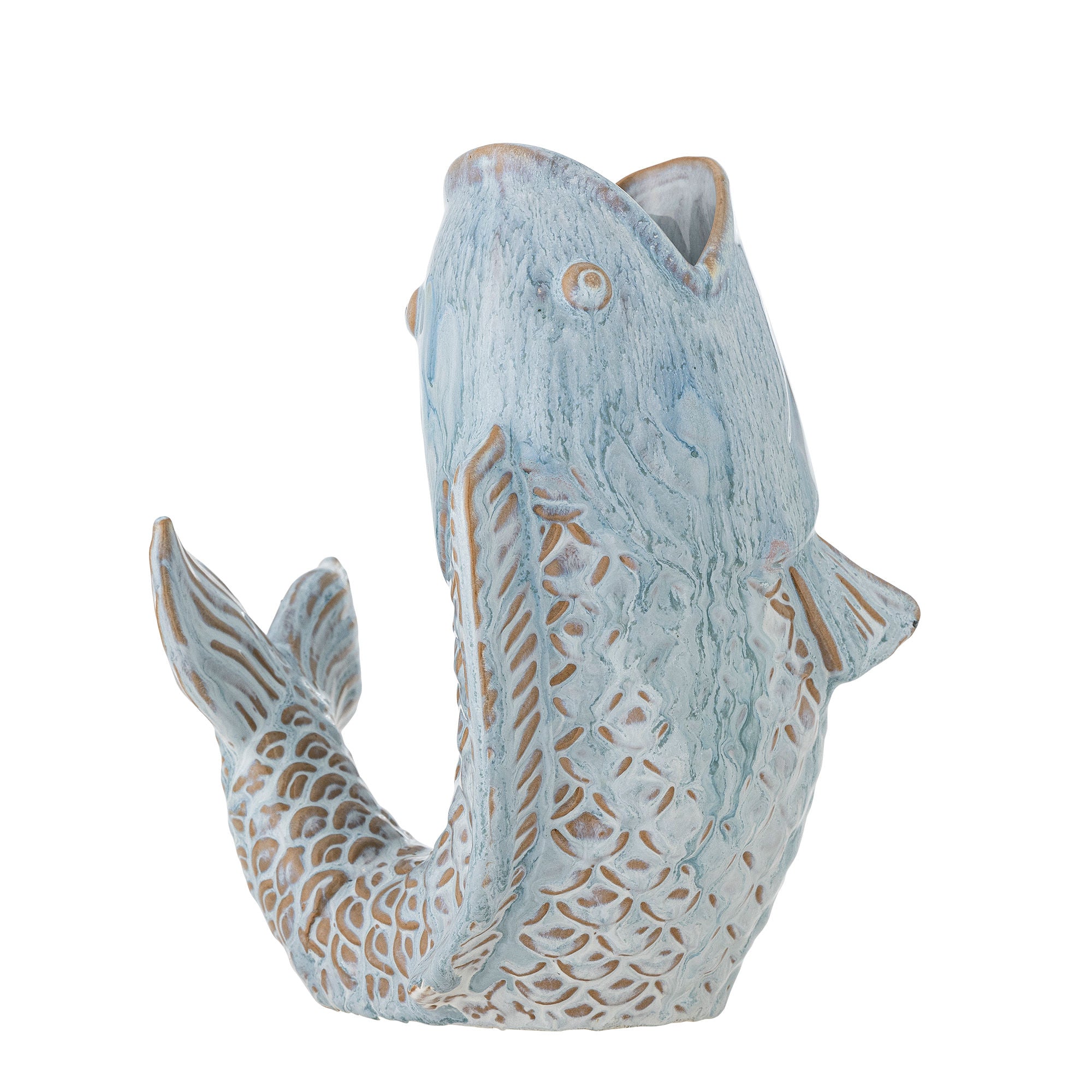 Creative Collection Hiro Vase, Blue, Stoneware