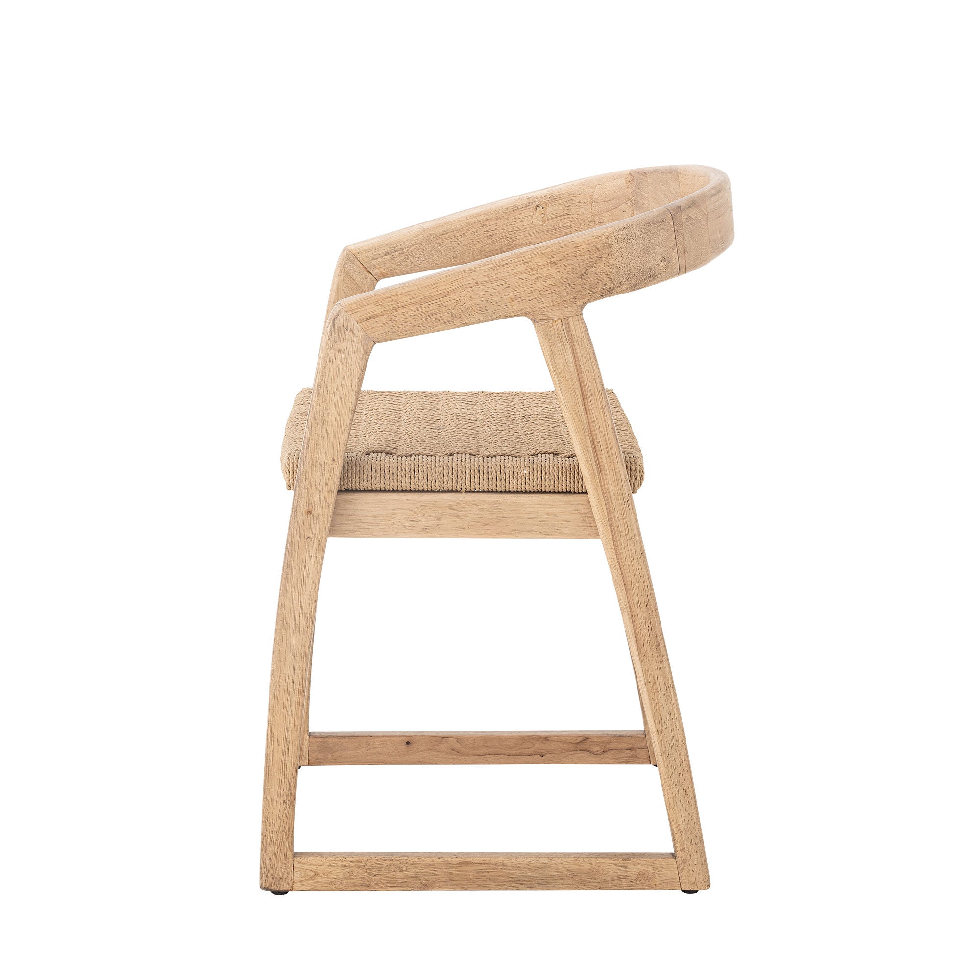 Creative Collection Serrone Dining Chair, Nature, Rubber Wood