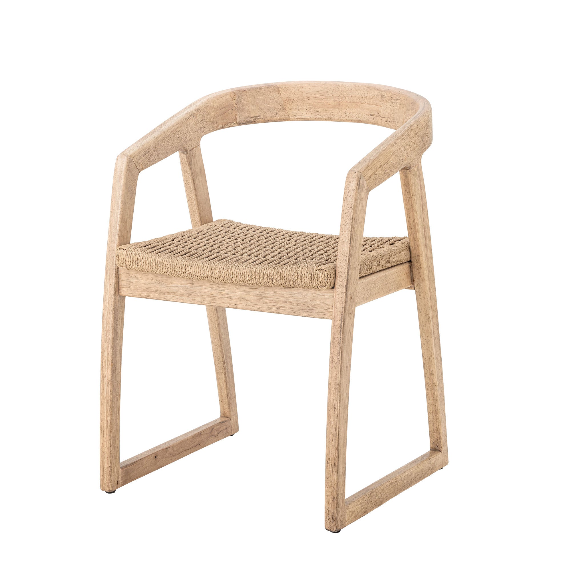 Creative Collection Serrone Dining Chair, Nature, Rubber Wood