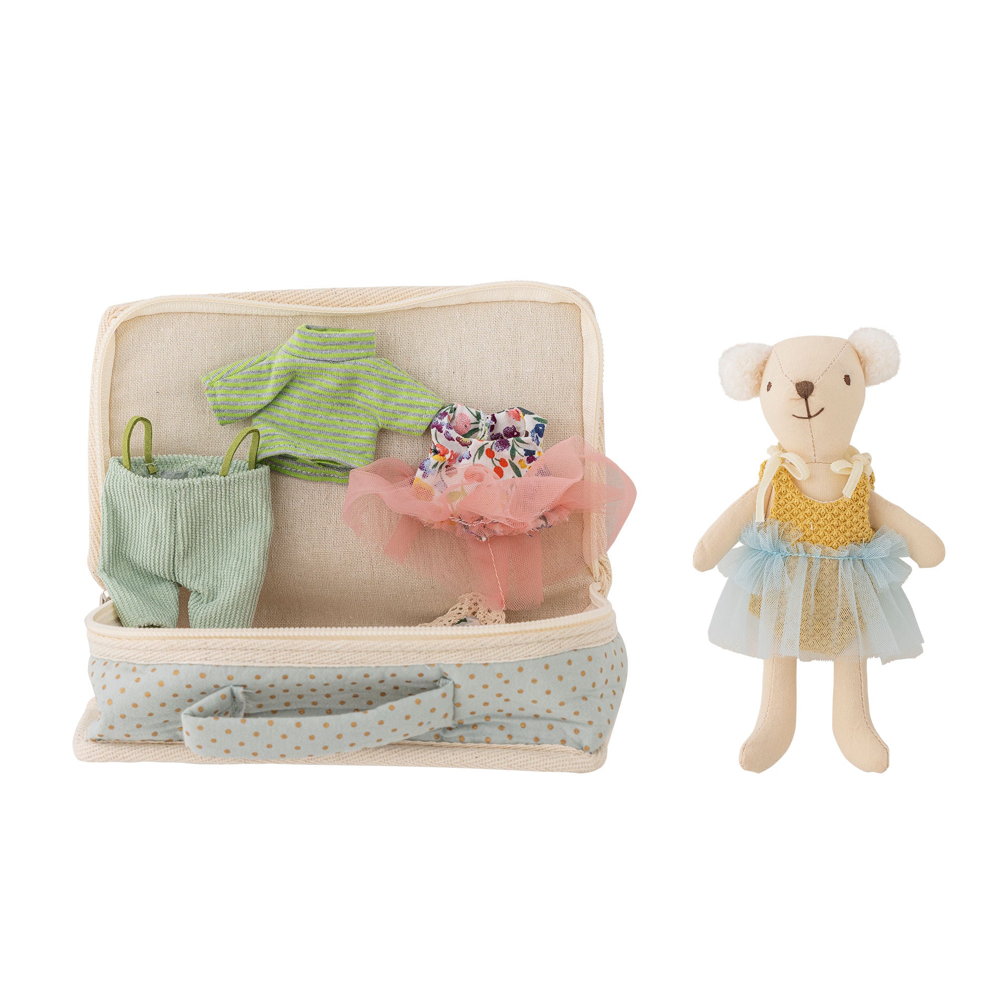 Bloomingville Mini Lara doll, brown, polyester