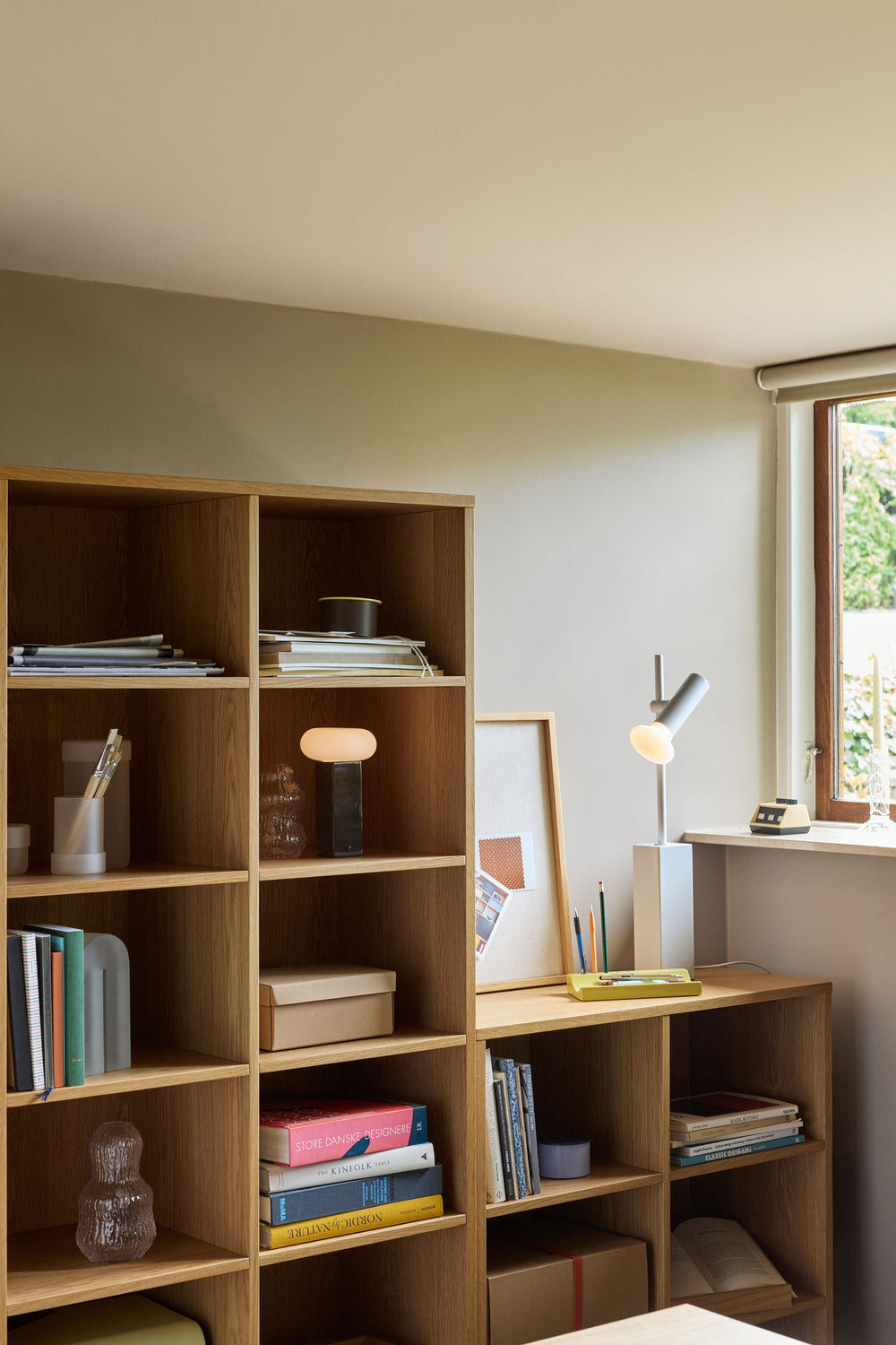 Disco Bookcase Large Natural - 80x30xh180cm