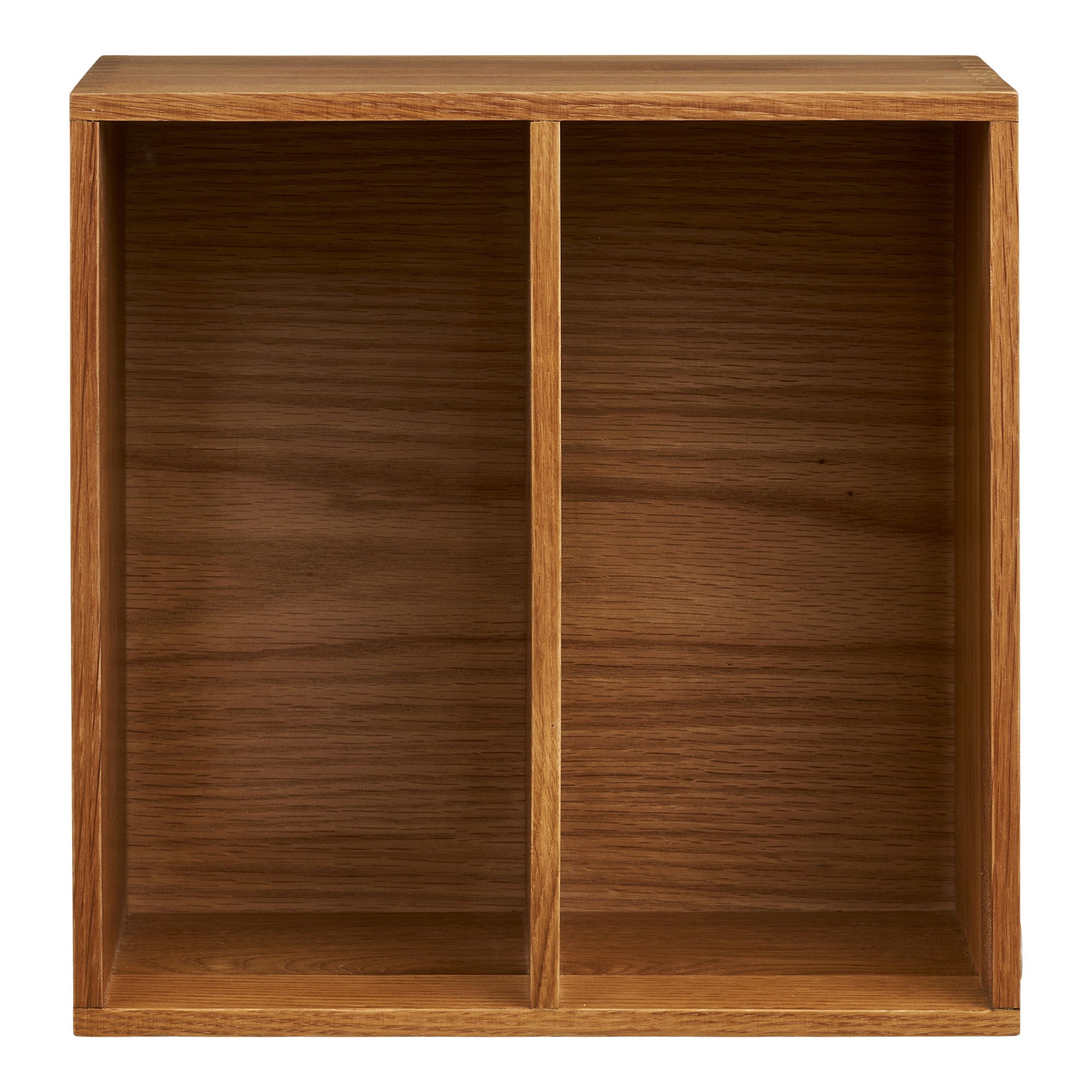 Townsville Wall shelf with vertical compartments - Wall shelf with vertical compartments, oak 18x30x30 cm