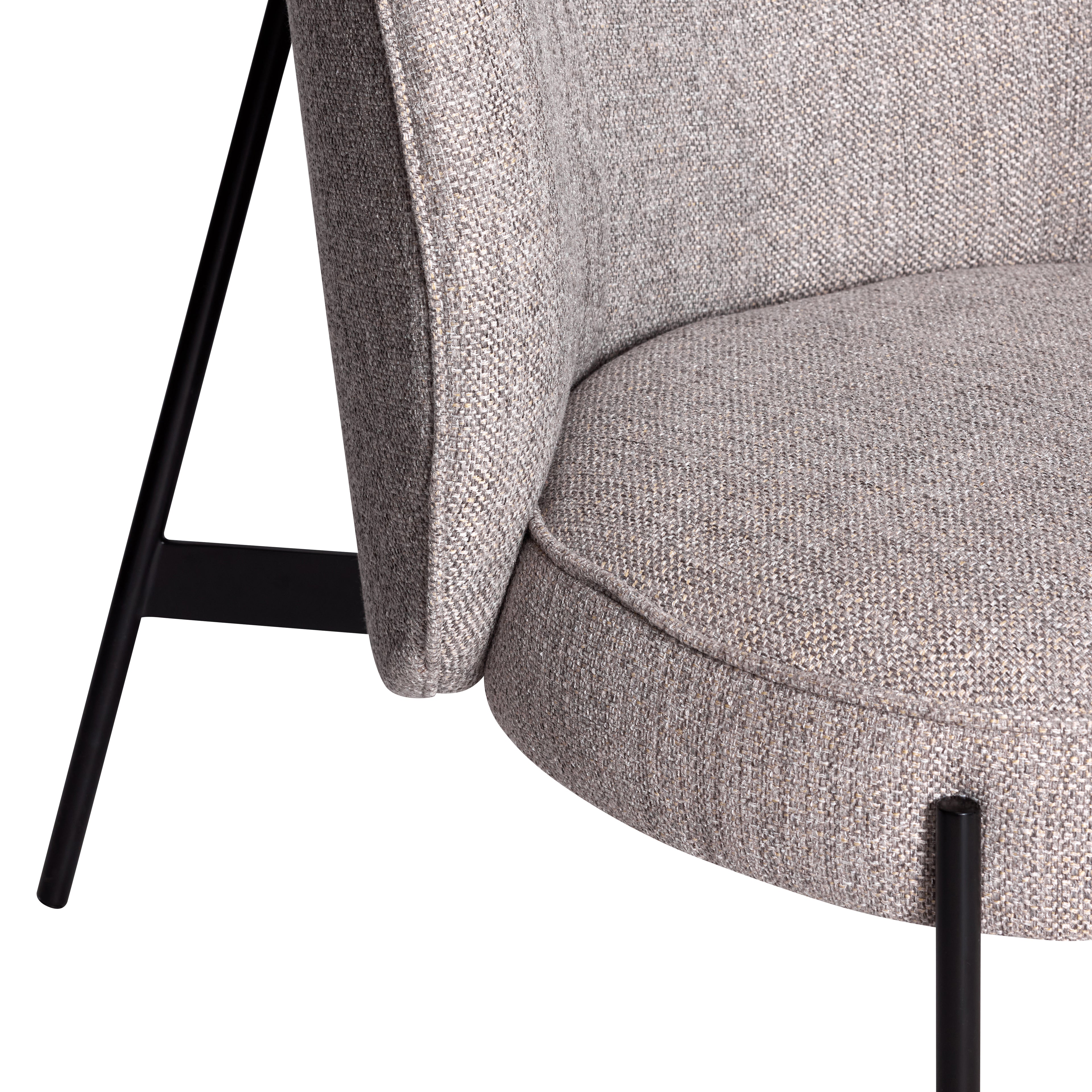 Area Lounge chair Light gray - 85x82xH102cm