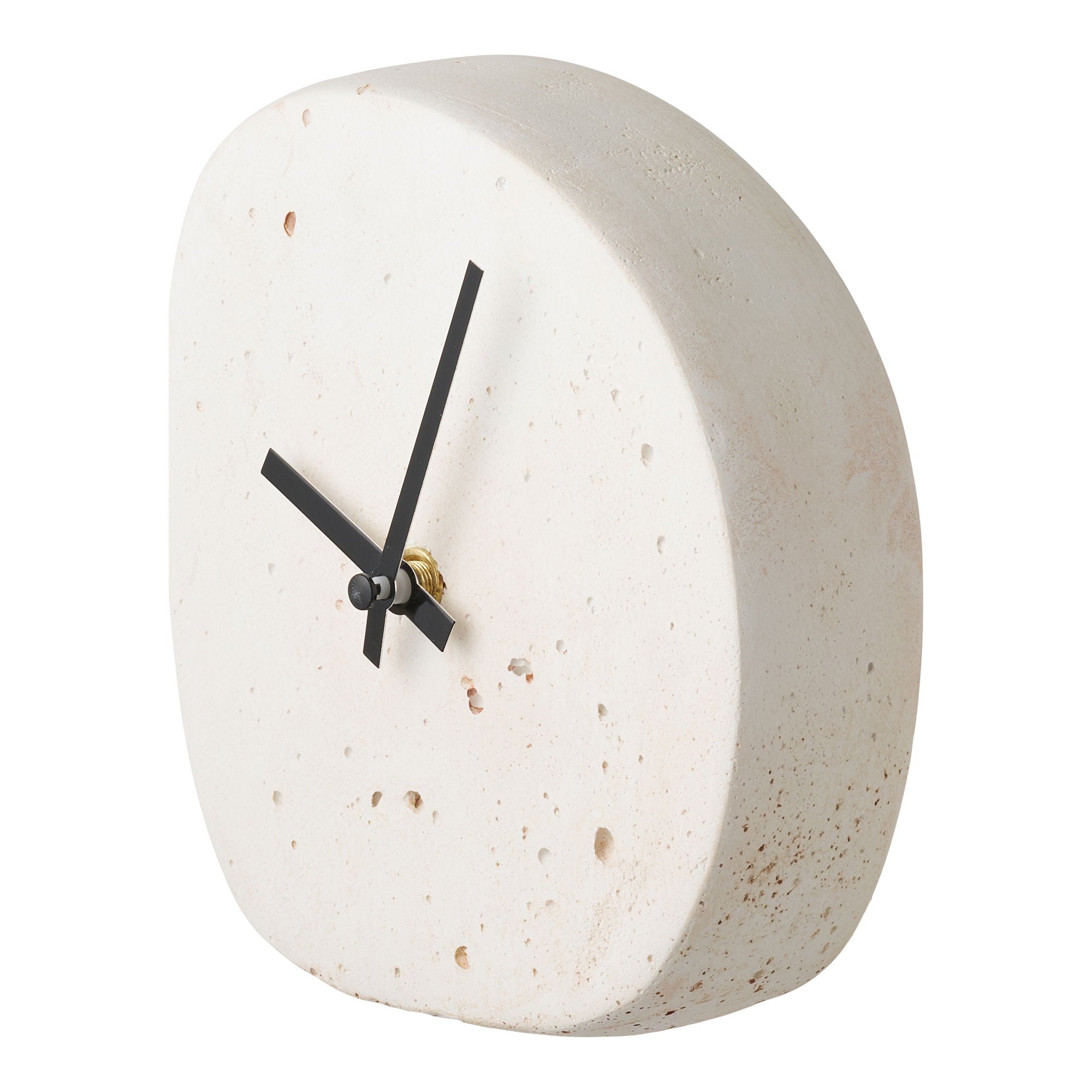 Linz Bordur - Bordur, Organic Form, Cement, White, Silent 14x15 cm