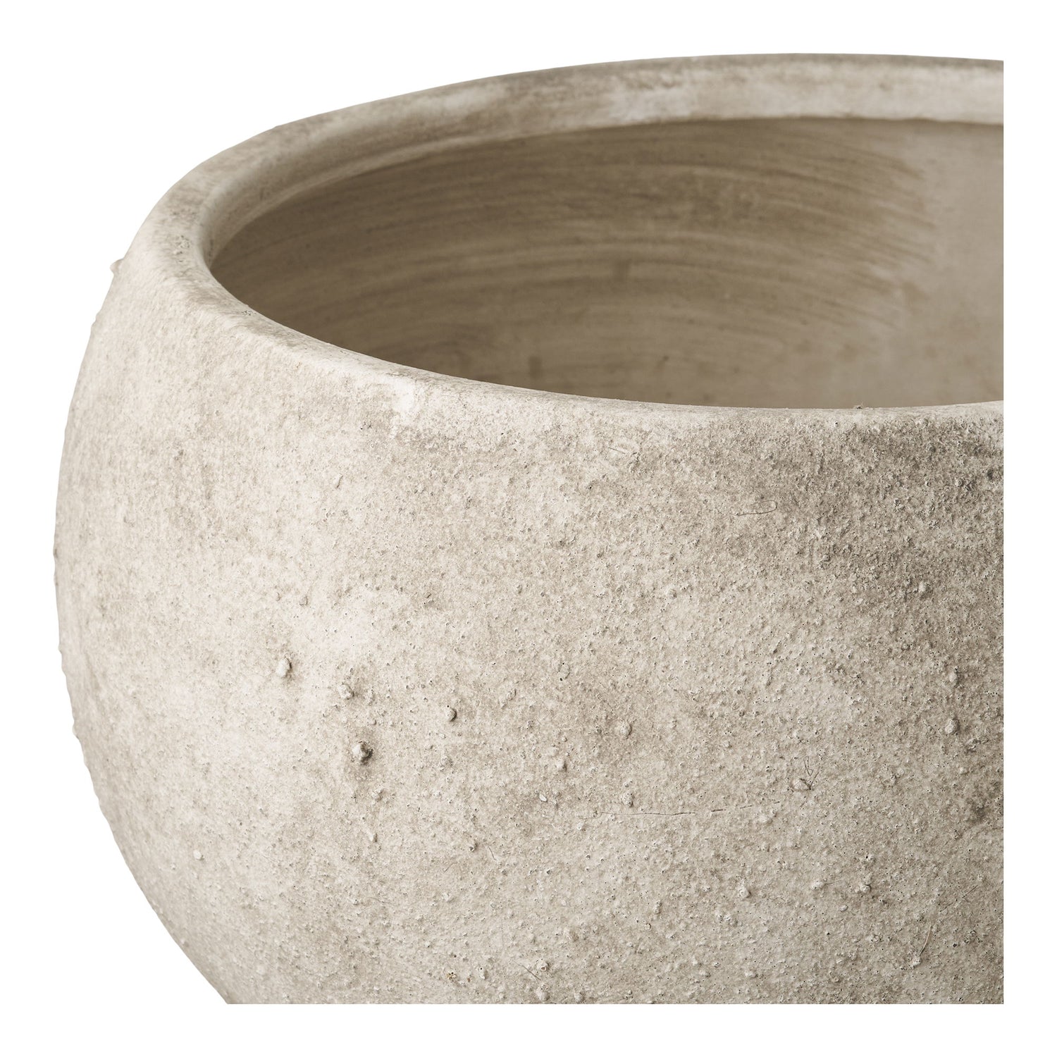 Herbal pot - herbal pot, ceramics, gray, Ø26x19.5 cm