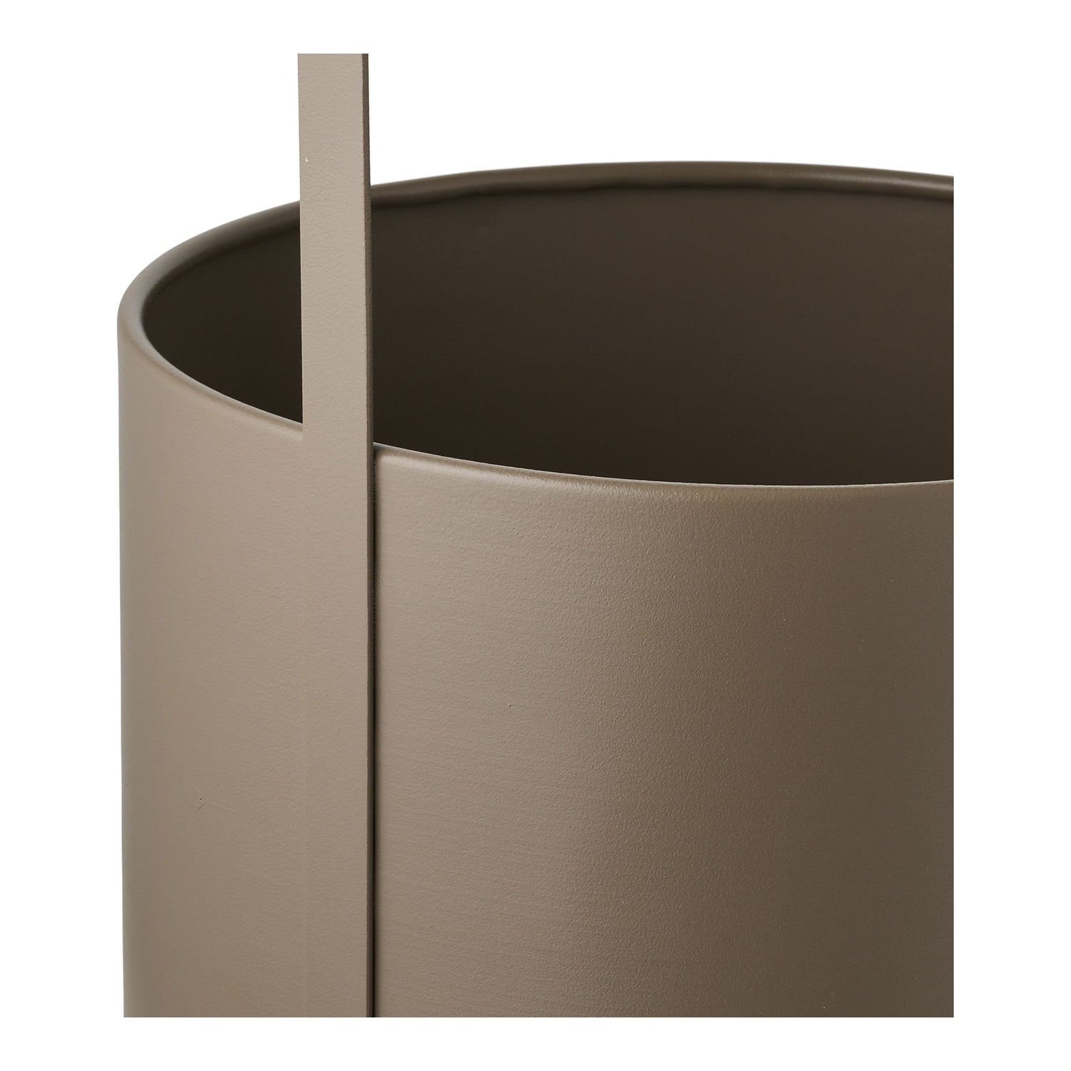 Herbal pot - herbal pot, steel, brown set of 2
