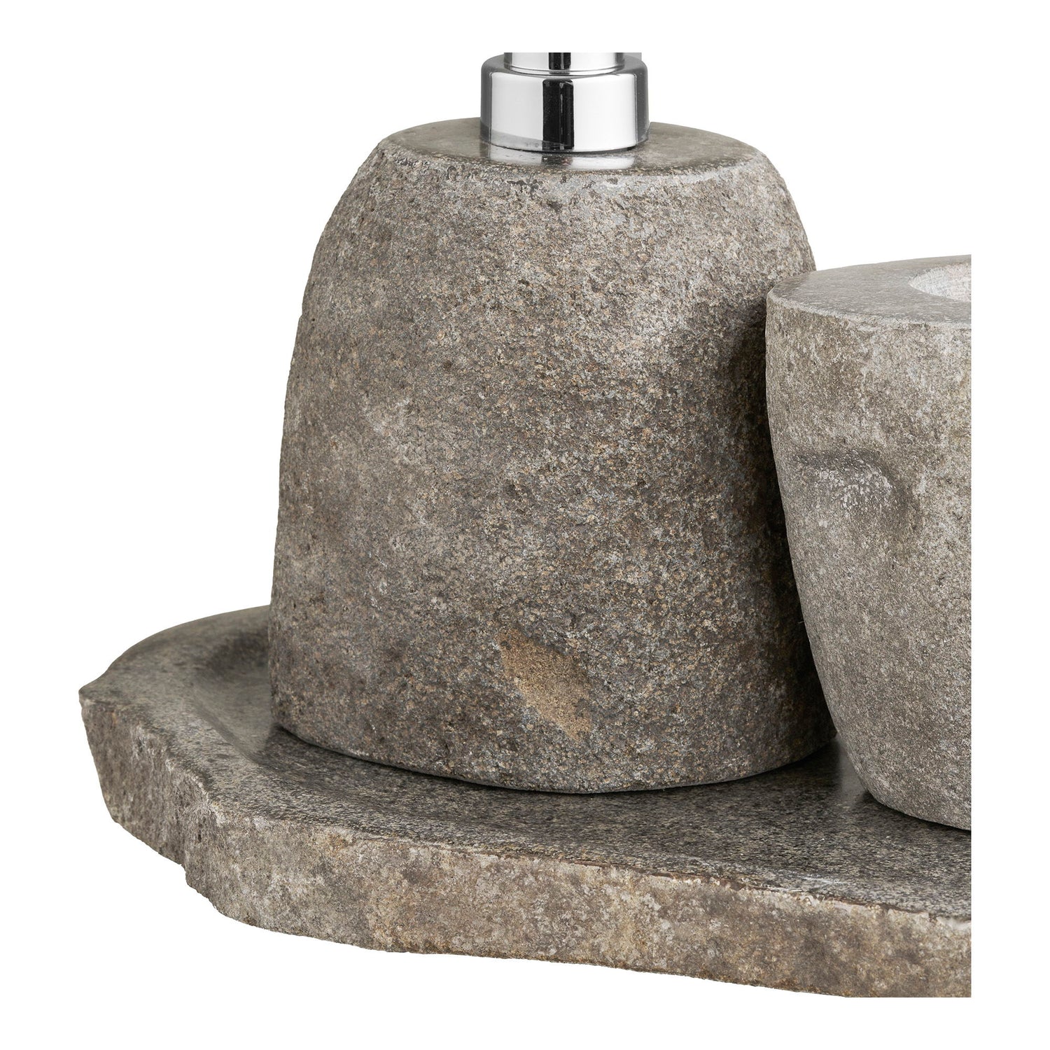 Gara Bathroom Set - Bathroom Set, Storage Boxes, Soap Dispenser, Back