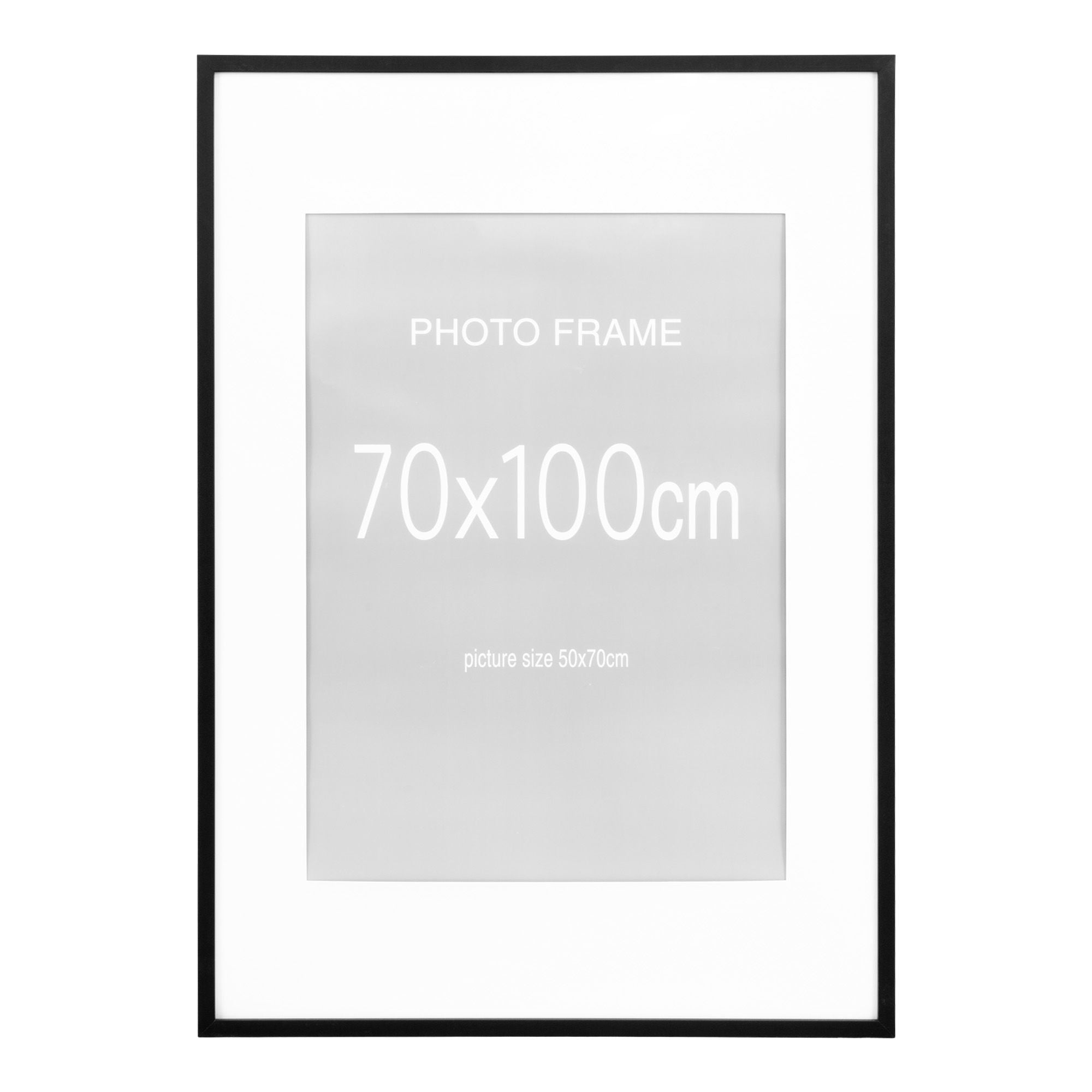 Marbella Frame Display - Frame Display, 7 pcs. Black and 8 pcs. Nature 70x100 cm