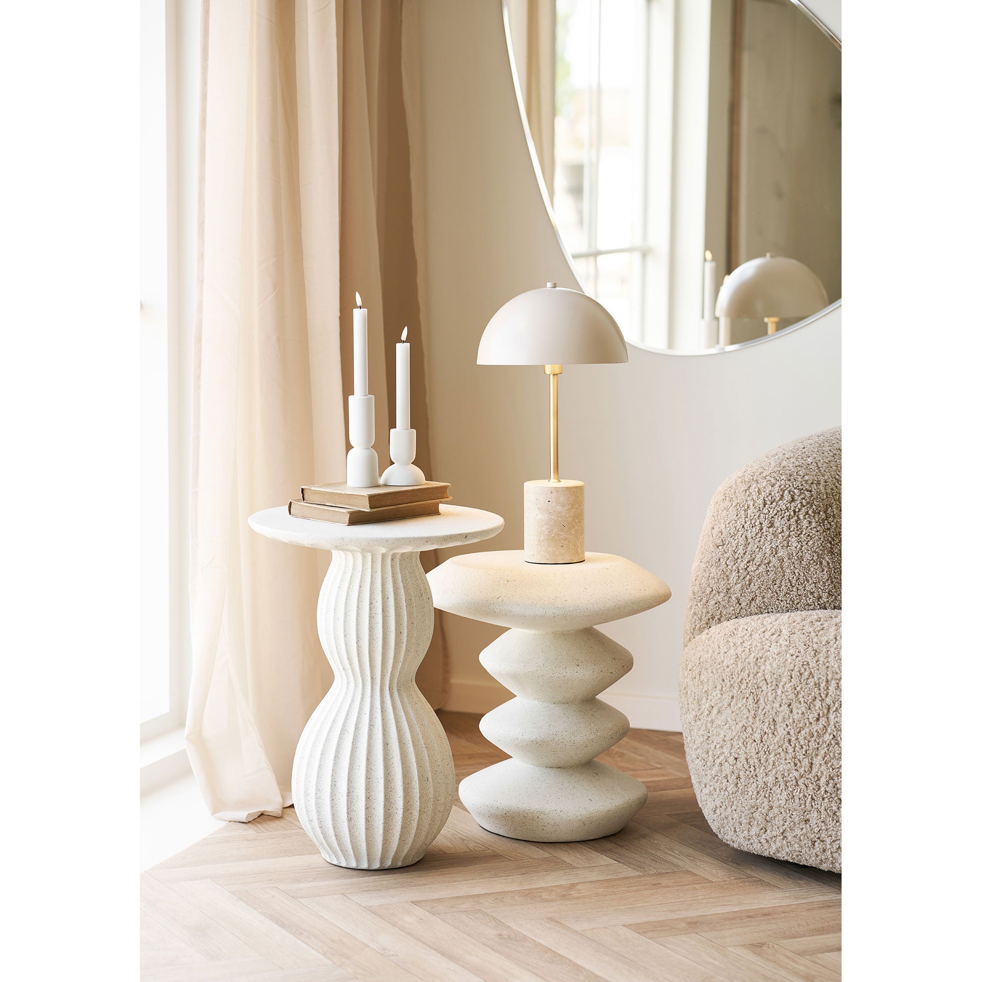 Sheffield table lamp - lamp, marble/metal