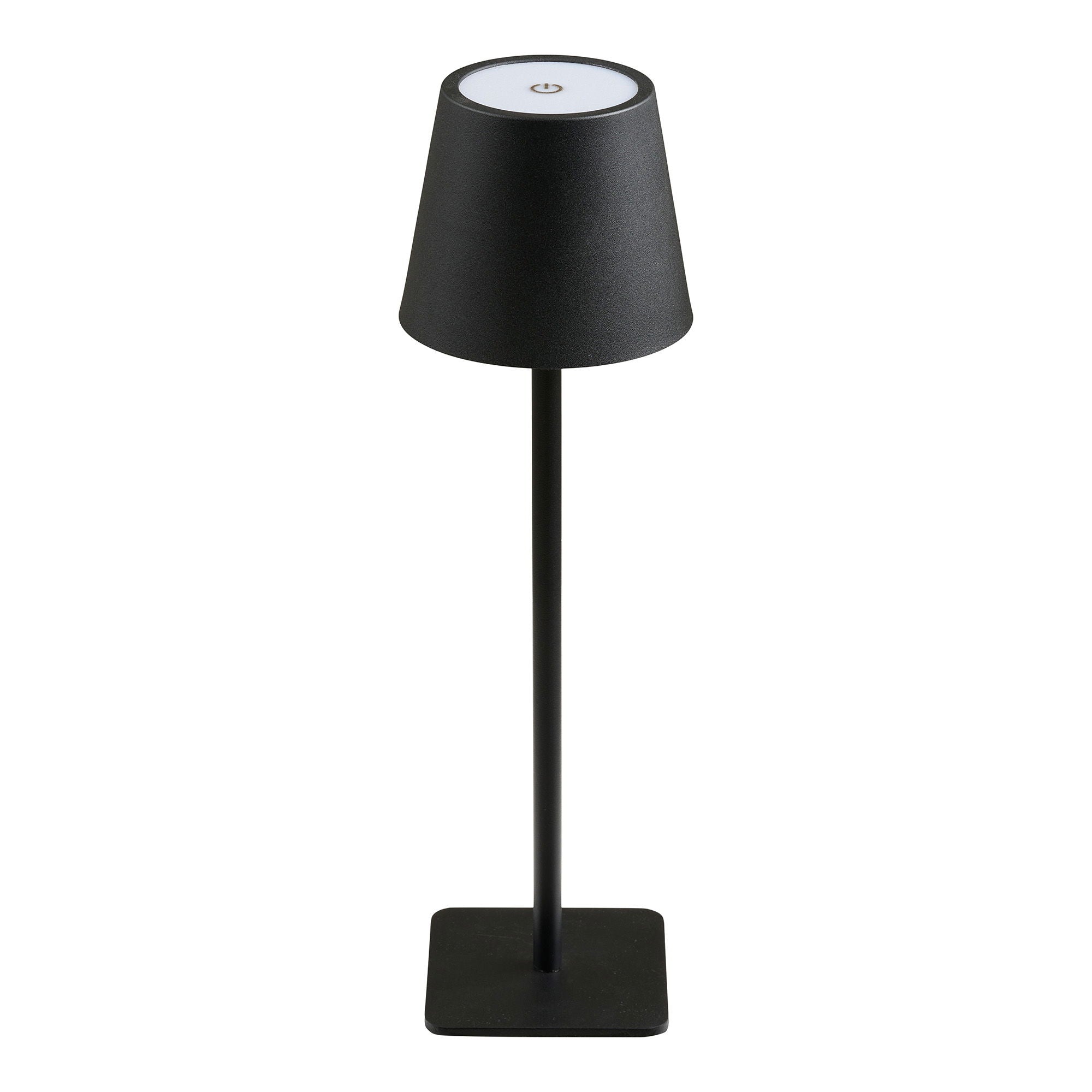 Bradford table lamp - table lamp, metal, rechargeable, black