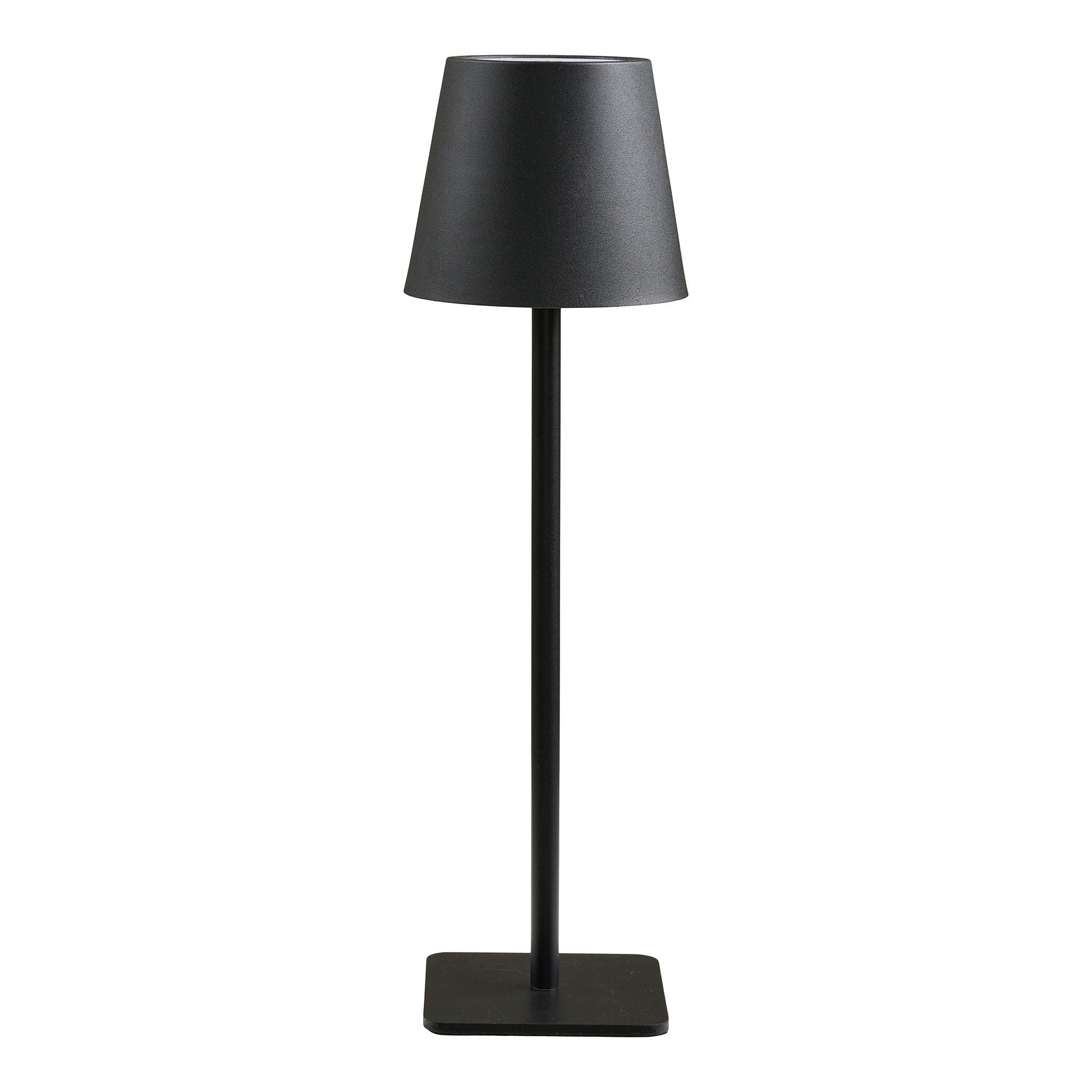 Bradford table lamp - table lamp, metal, rechargeable, black