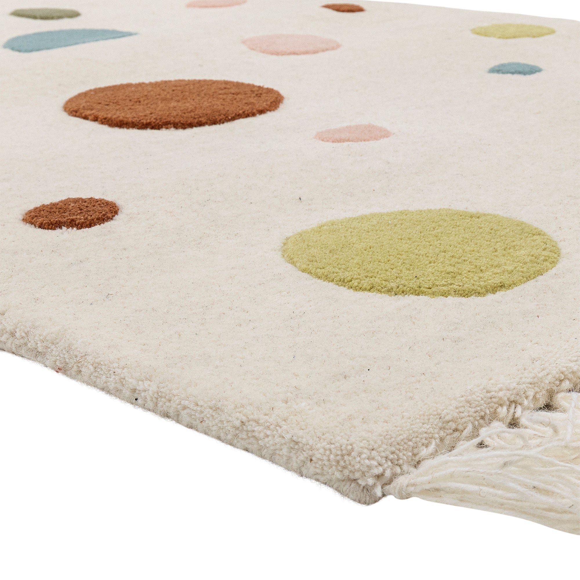 Bloomingville Mini Clennie Carpet, Nature, Wool