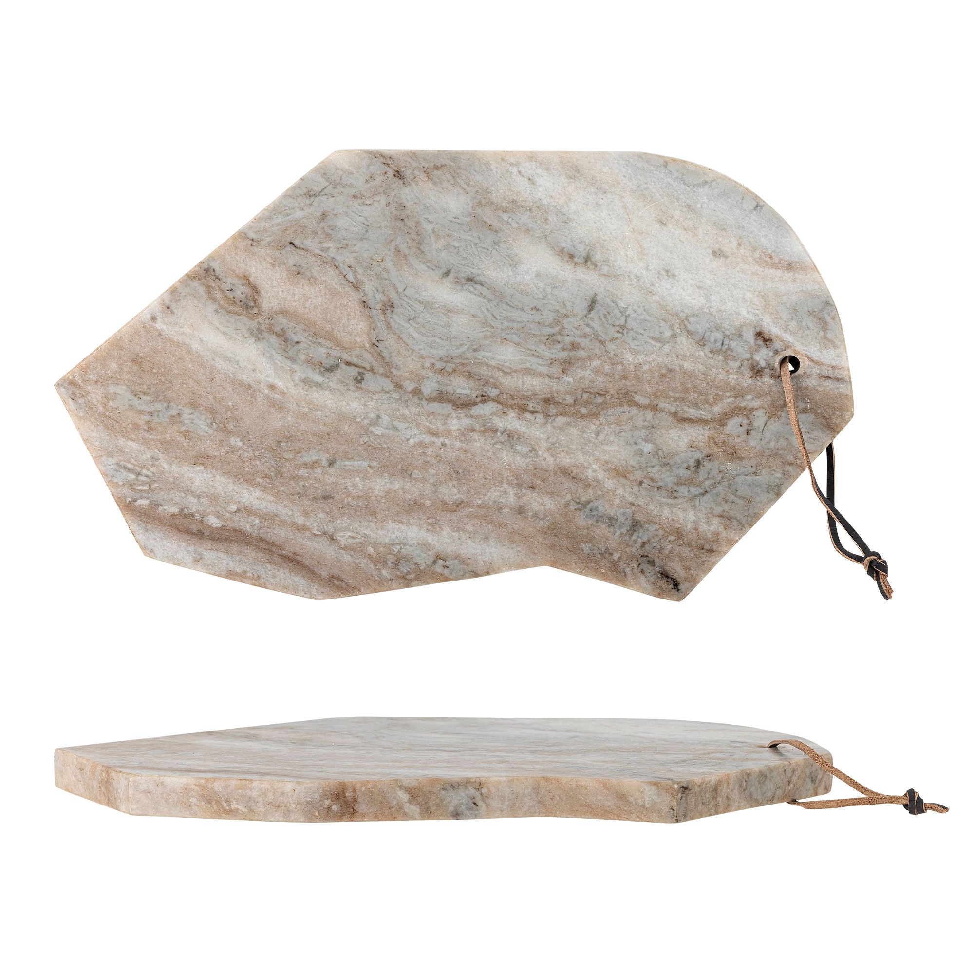 Bloomingville ziggy cutting board, nature, marble