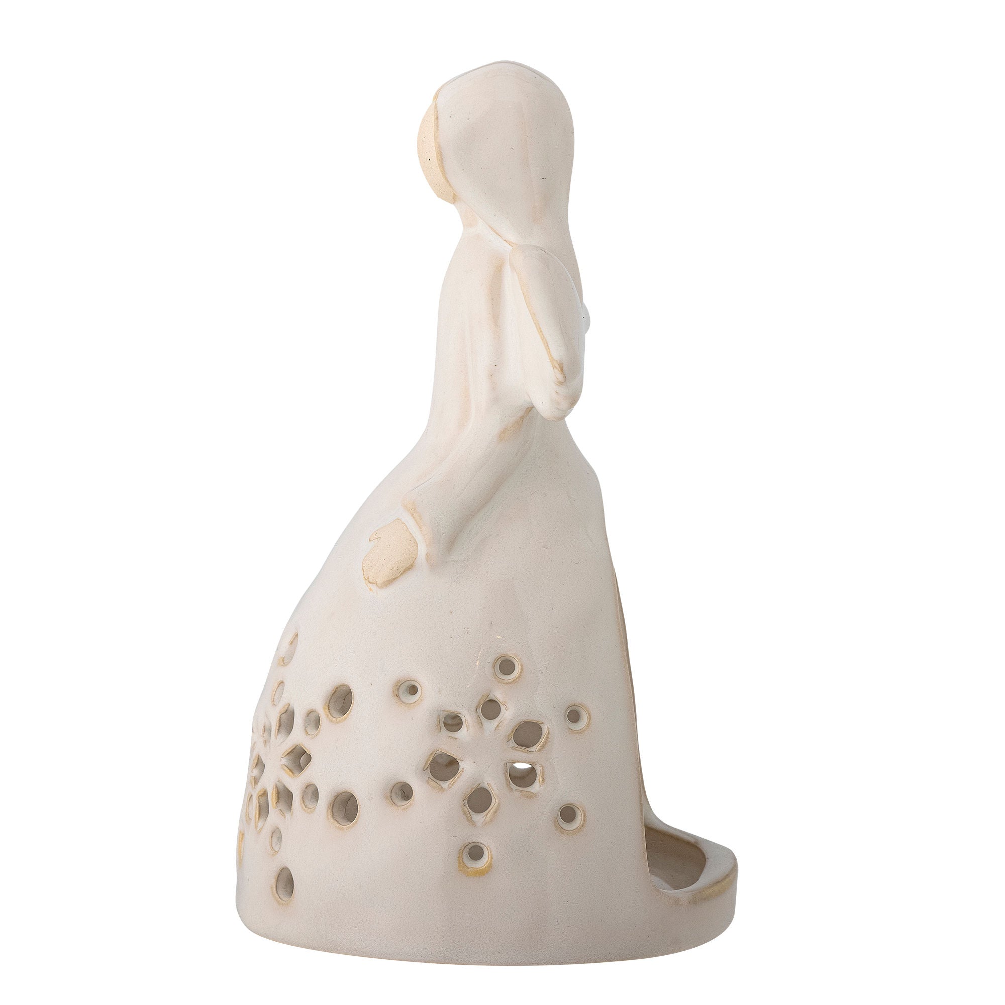 Bloomingville Sabie Fyrfadstage, Nature, Stoneware