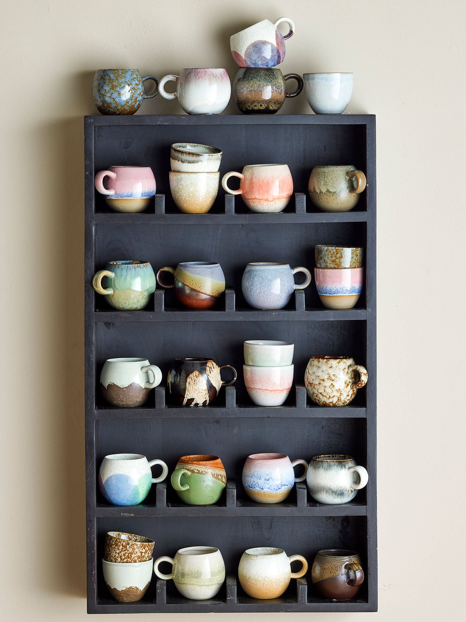 Bloomingville Thessa Shelf, Black, FSC 100%® Mango