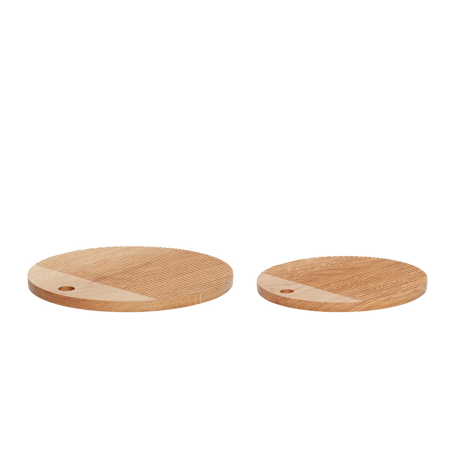Monarch Cutting Boards Round Natural (set of 2) - ø33xh2, ø40xh2cm
