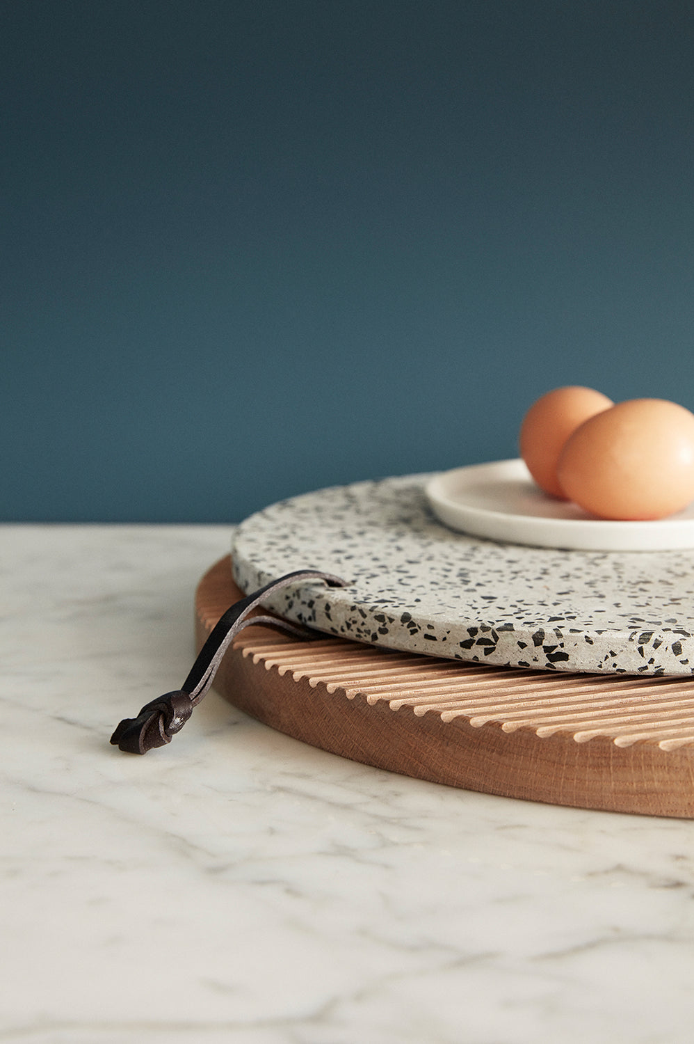 Monarch Cutting Boards Round Natural (set of 2) - ø33xh2, ø40xh2cm